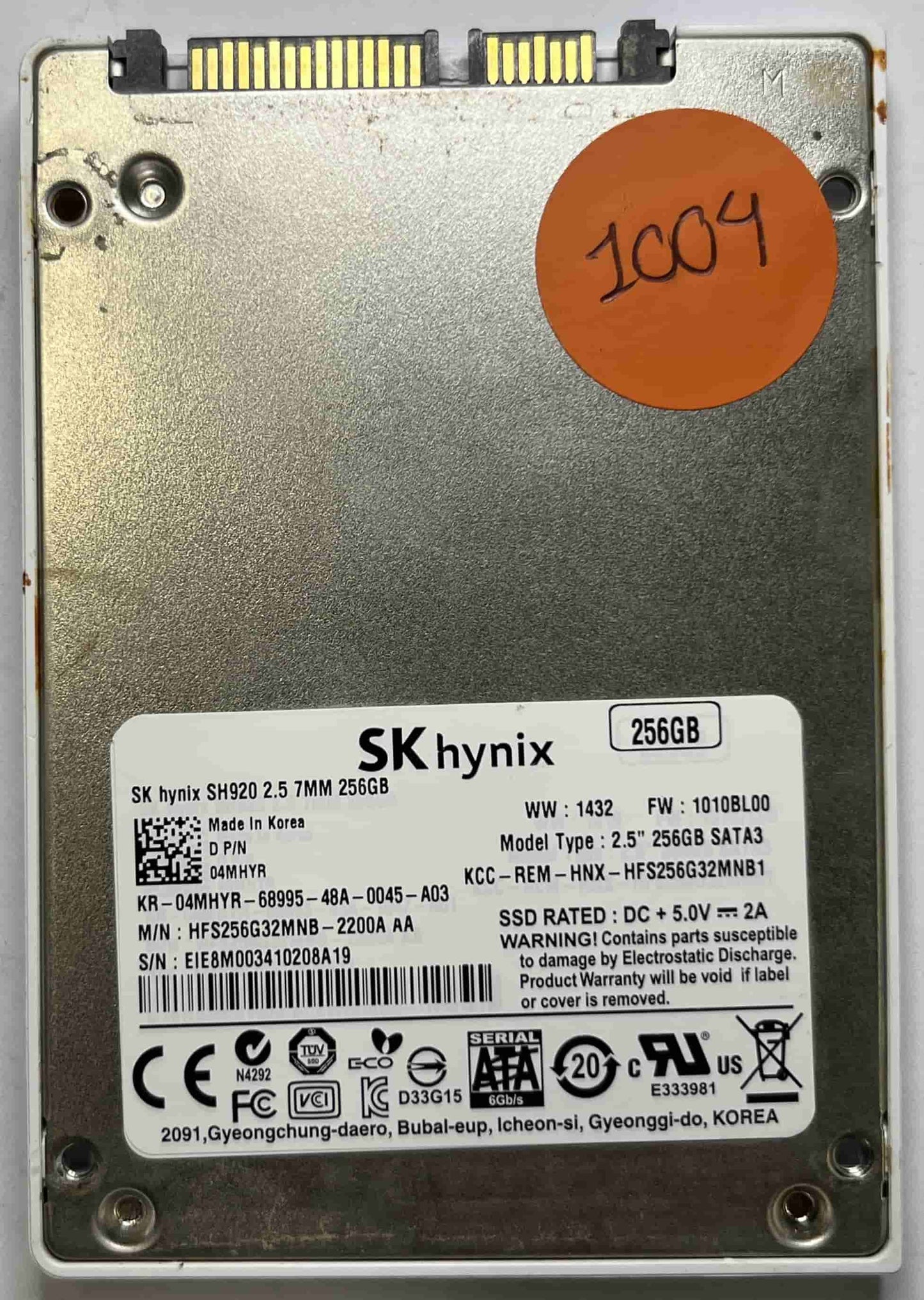 SK HYNIX HFS256G32MNB-2200AAA (1004) SSD for Sale