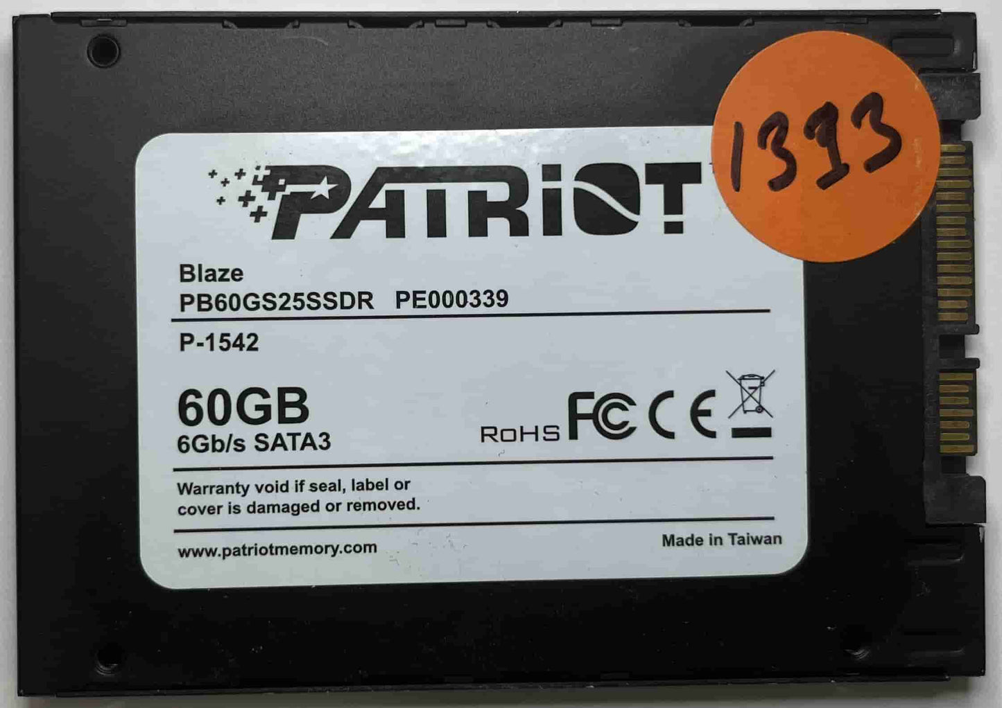 PATRIOT BLAZE PB60GS25SSDR PE000339 (1313) SSD for Sale