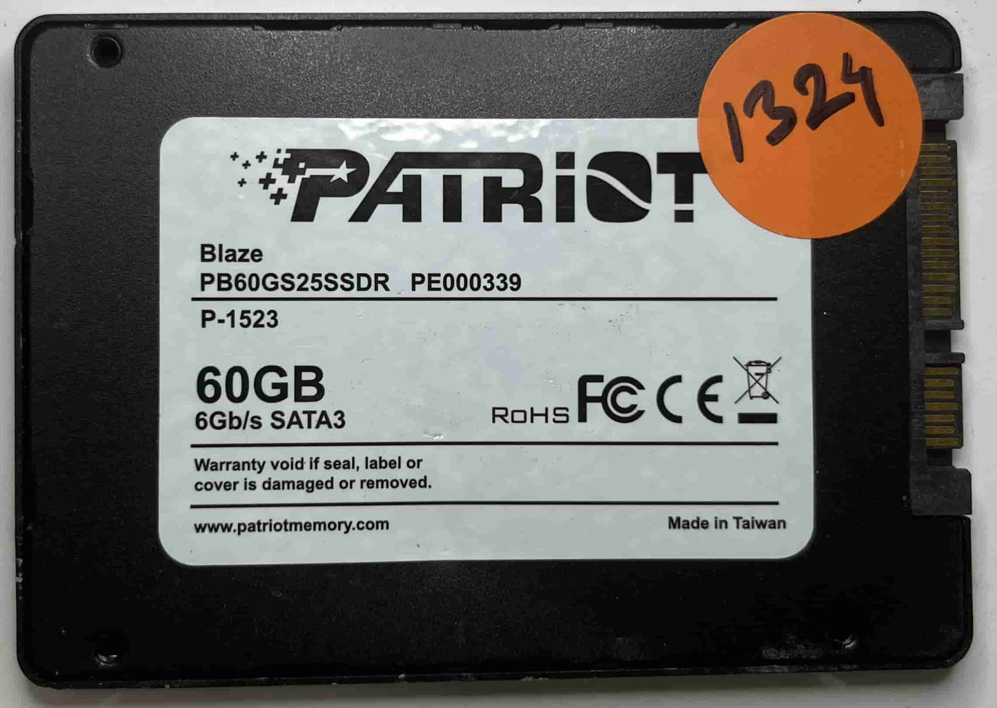 PATRIOT BLAZE PB60GS25SSDR PE000339 (1324) SSD for Sale