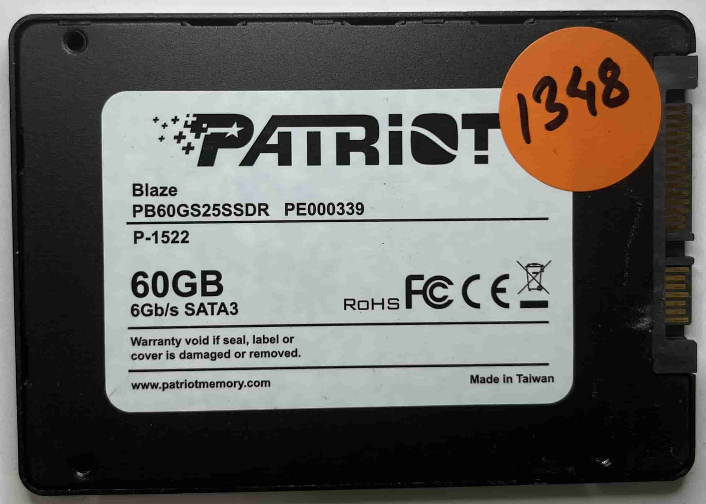PATRIOT BLAZE PB60GS25SSDR PE000339 (1348) SSD for Sale