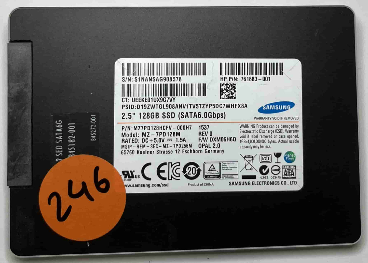 SAMSUNG MZ7PD128M MZ7PD128HCFV (246) SSD for Sale