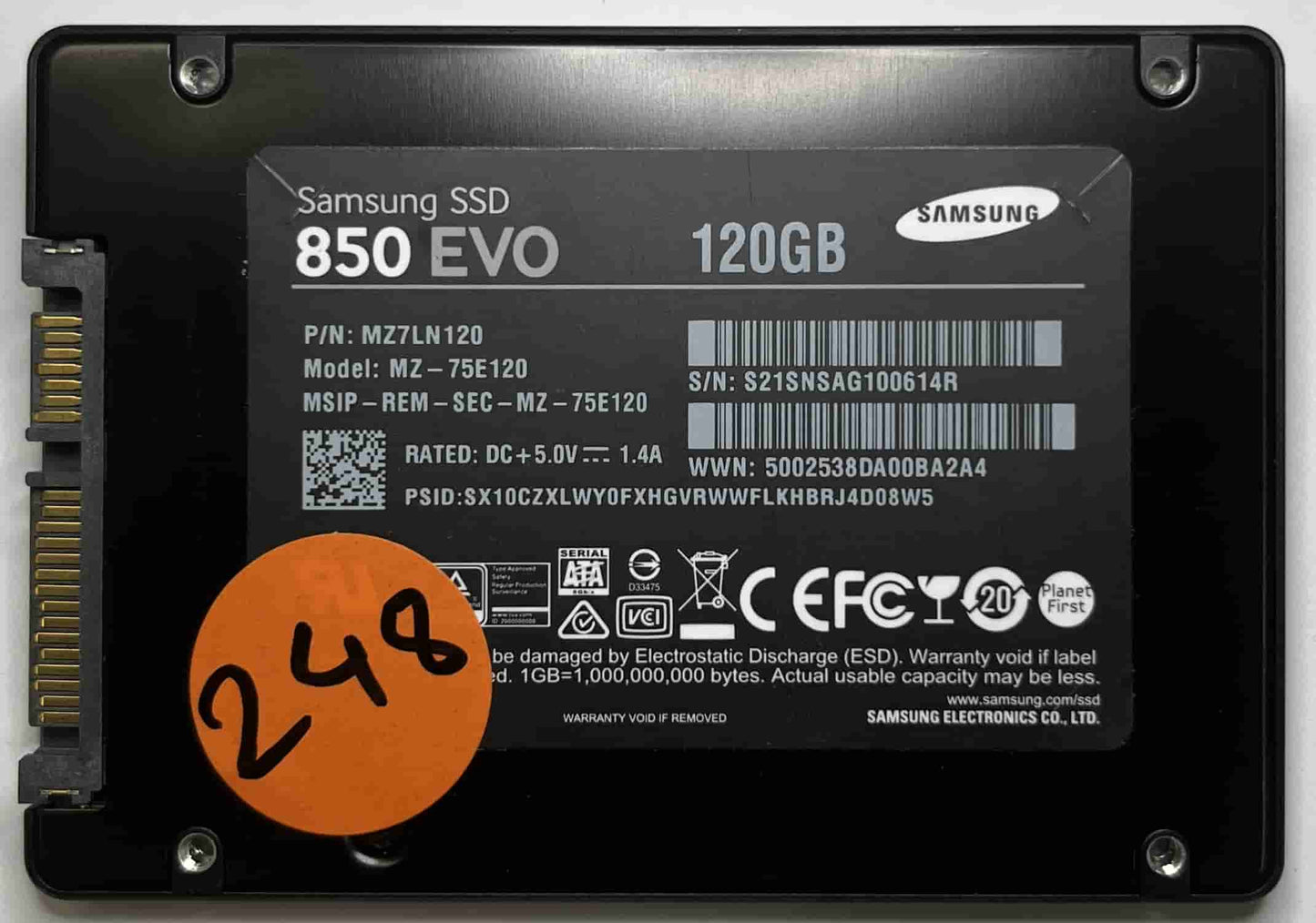 SAMSUNG MZ75E120 MZ7LN120 (248) SSD for Sale