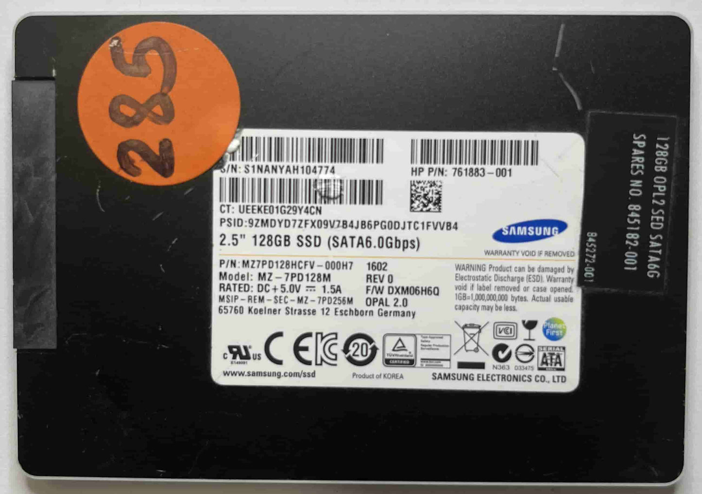 SAMSUNG MZ7PD128M MZ7PD128HCFV (285) SSD for Sale