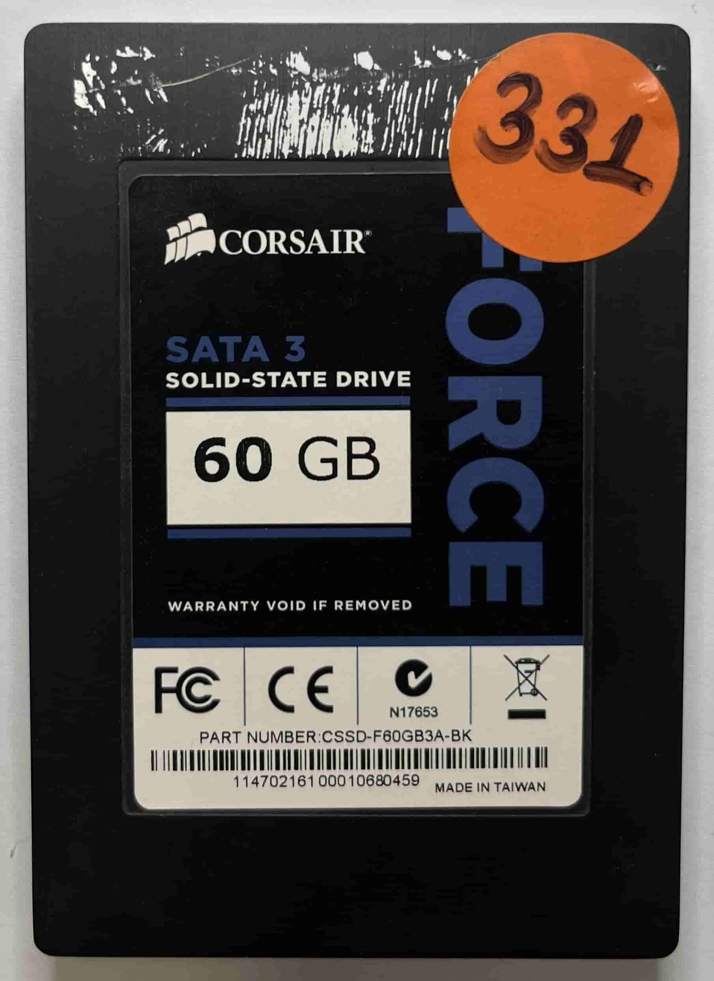 CORSAIR FORCE CSSD-F60GB3A-BK (331) SSD for Sale