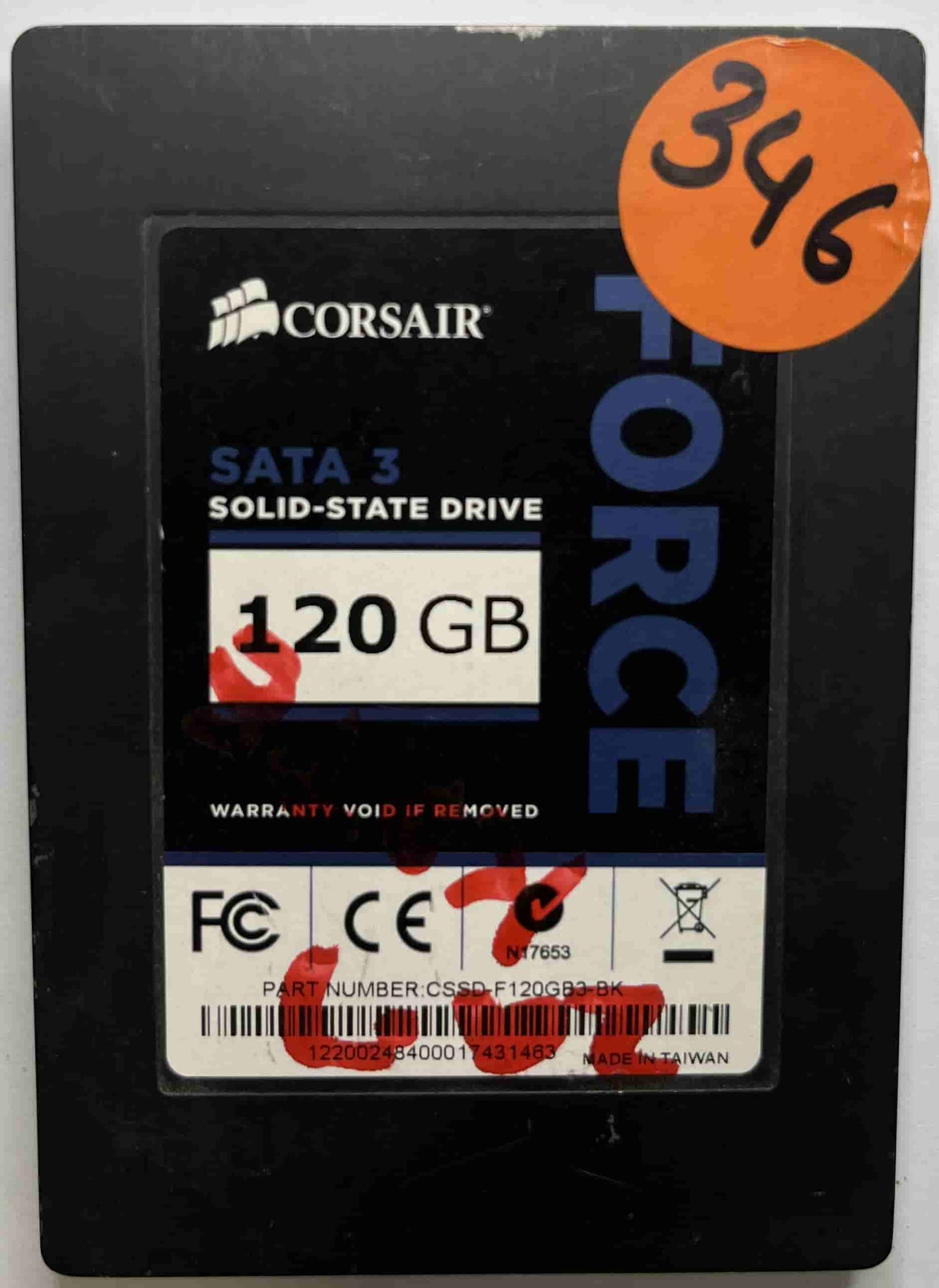 CORSAIR FORCE CSSDF120GB3 (346) SSD for Sale