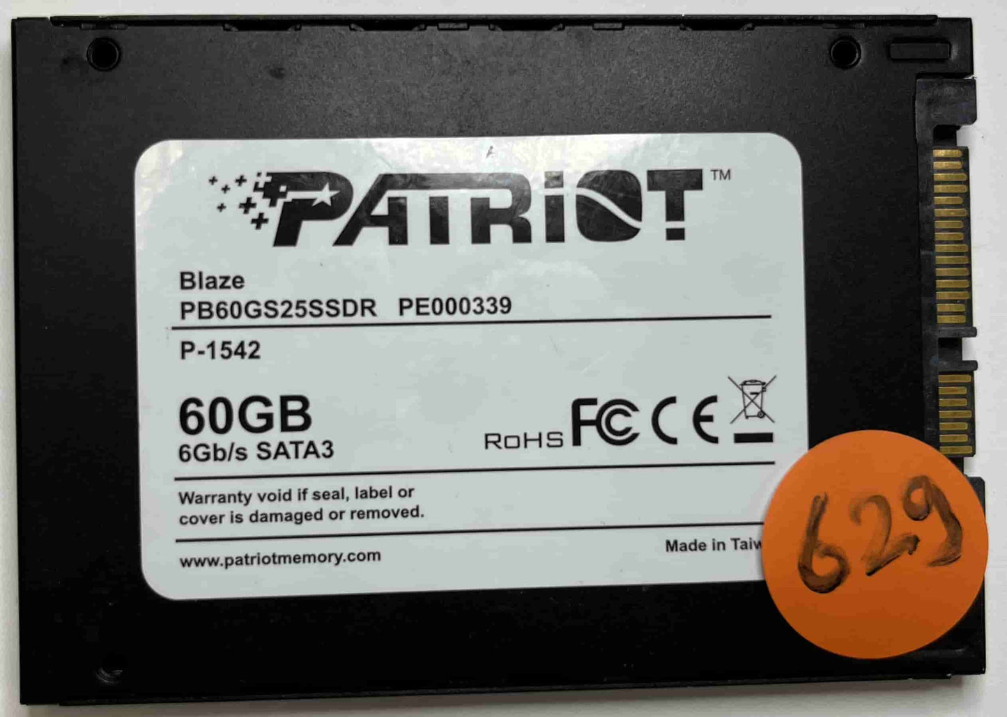 PATRIOT BLAZE PB60GS25SSDR (629) SSD for Sale