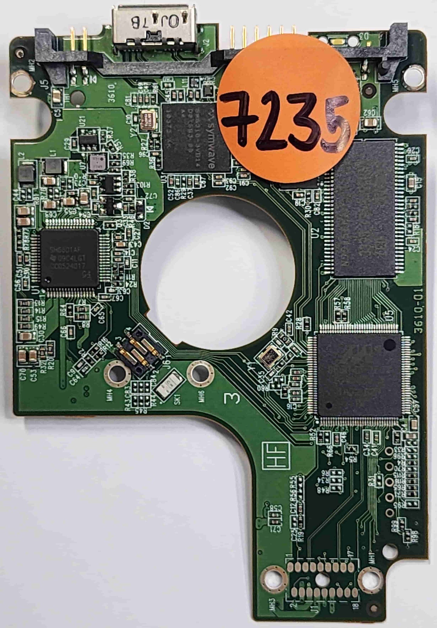 Western Digital WD10TMVW-11ZSMS0 2060-771737-000 REV P1 PCB for Sale
