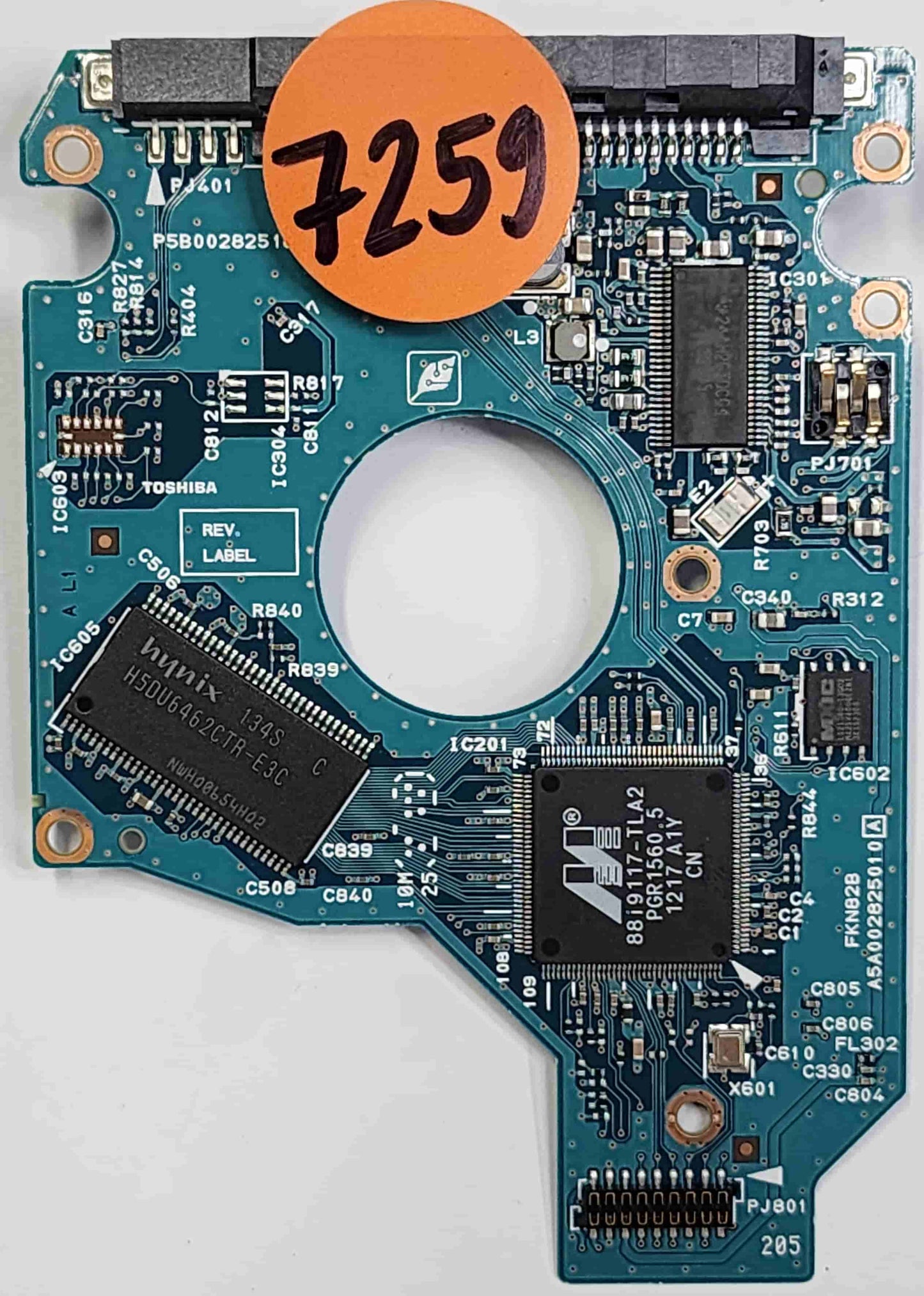 Toshiba MK5059GSXP G002825A PCB for Sale