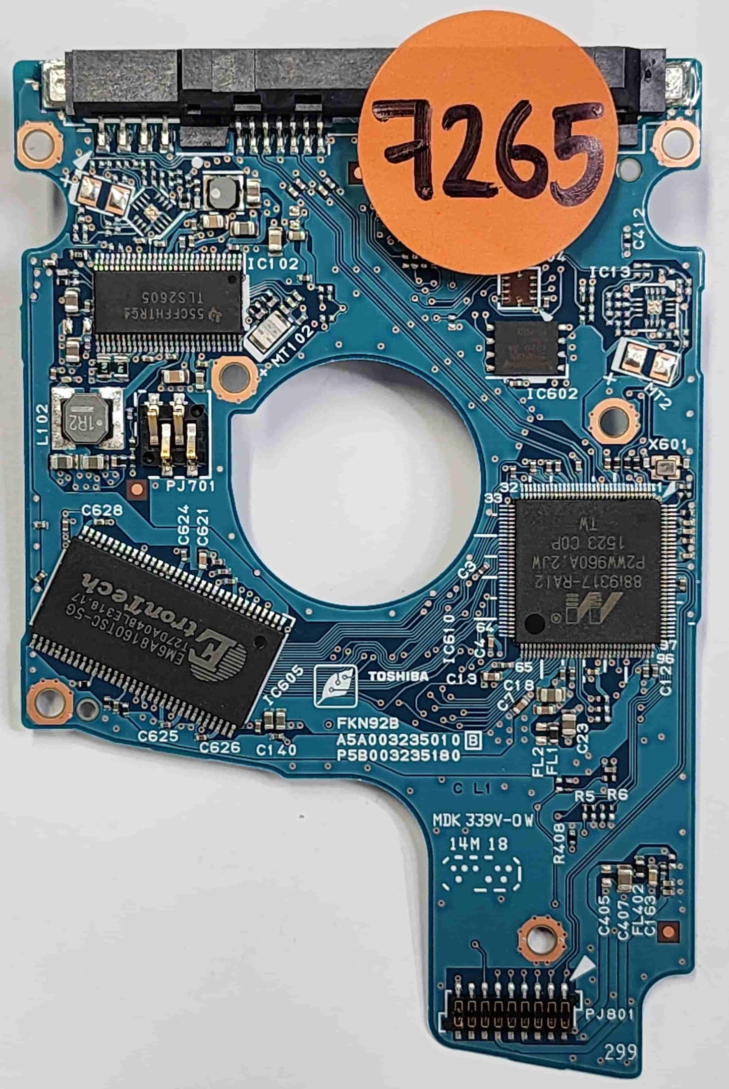 Toshiba MQ01ABD100 G003235C PCB for Sale