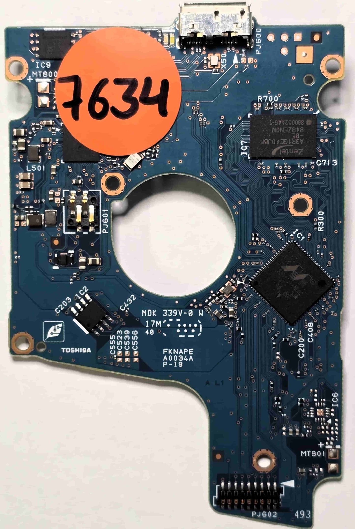 Toshiba MQ04UBB400 G0034A PCB for Sale