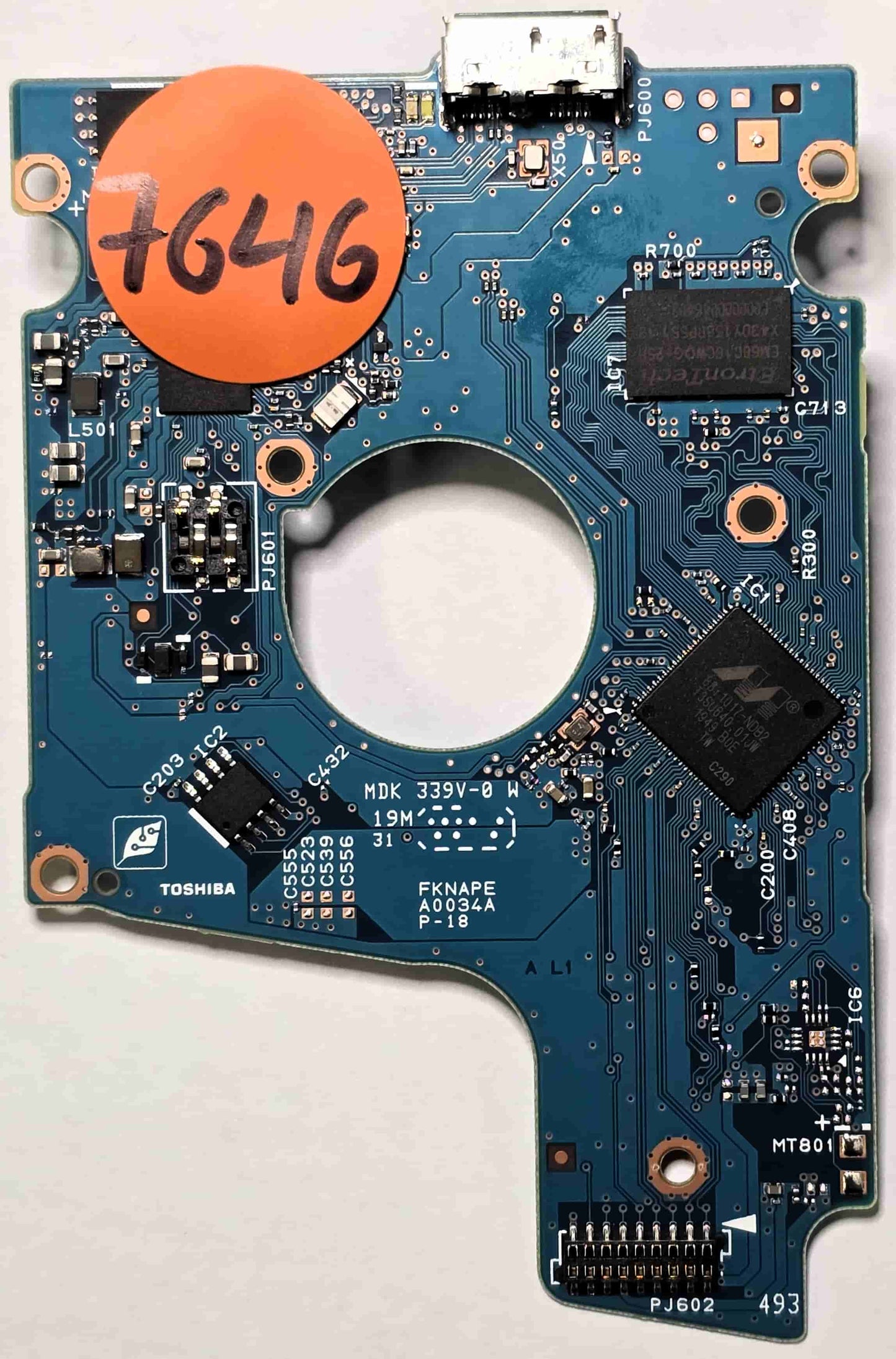 Toshiba MQ04UBF100 G0034A PCB for Sale