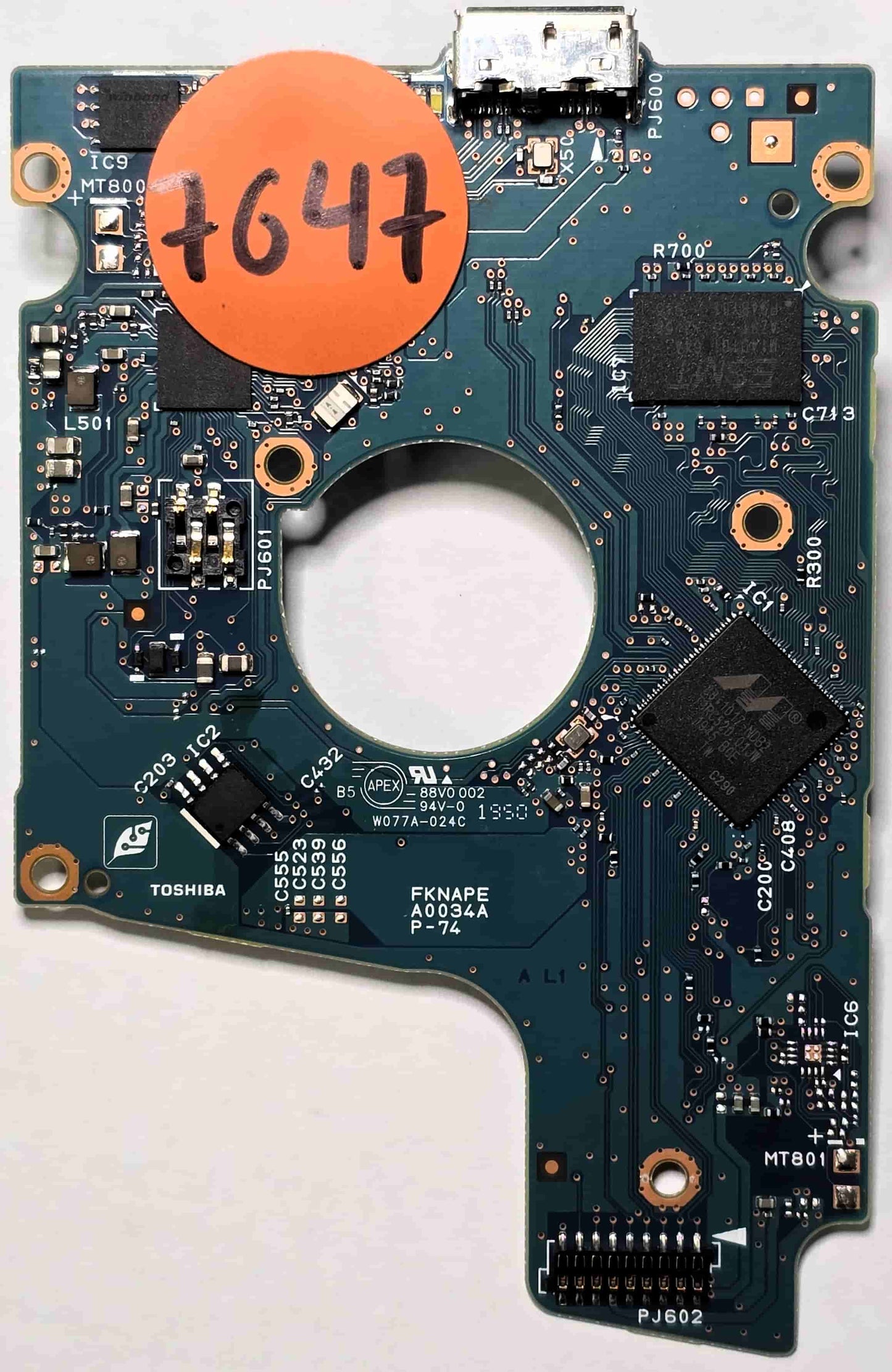 Toshiba MQ04UBB400 G0034A PCB for Sale