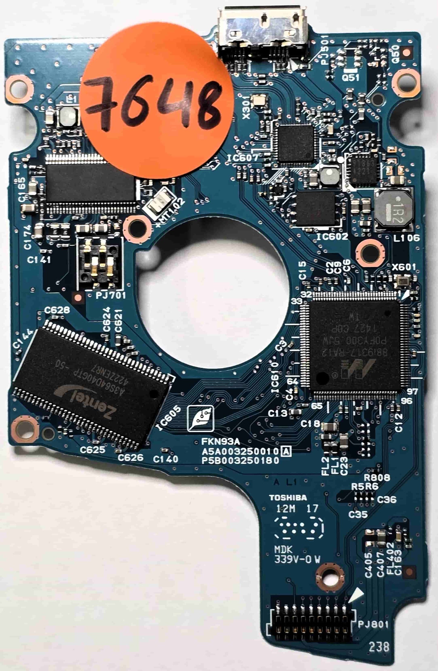 Toshiba MQ01UBD100 G003250A PCB for Sale