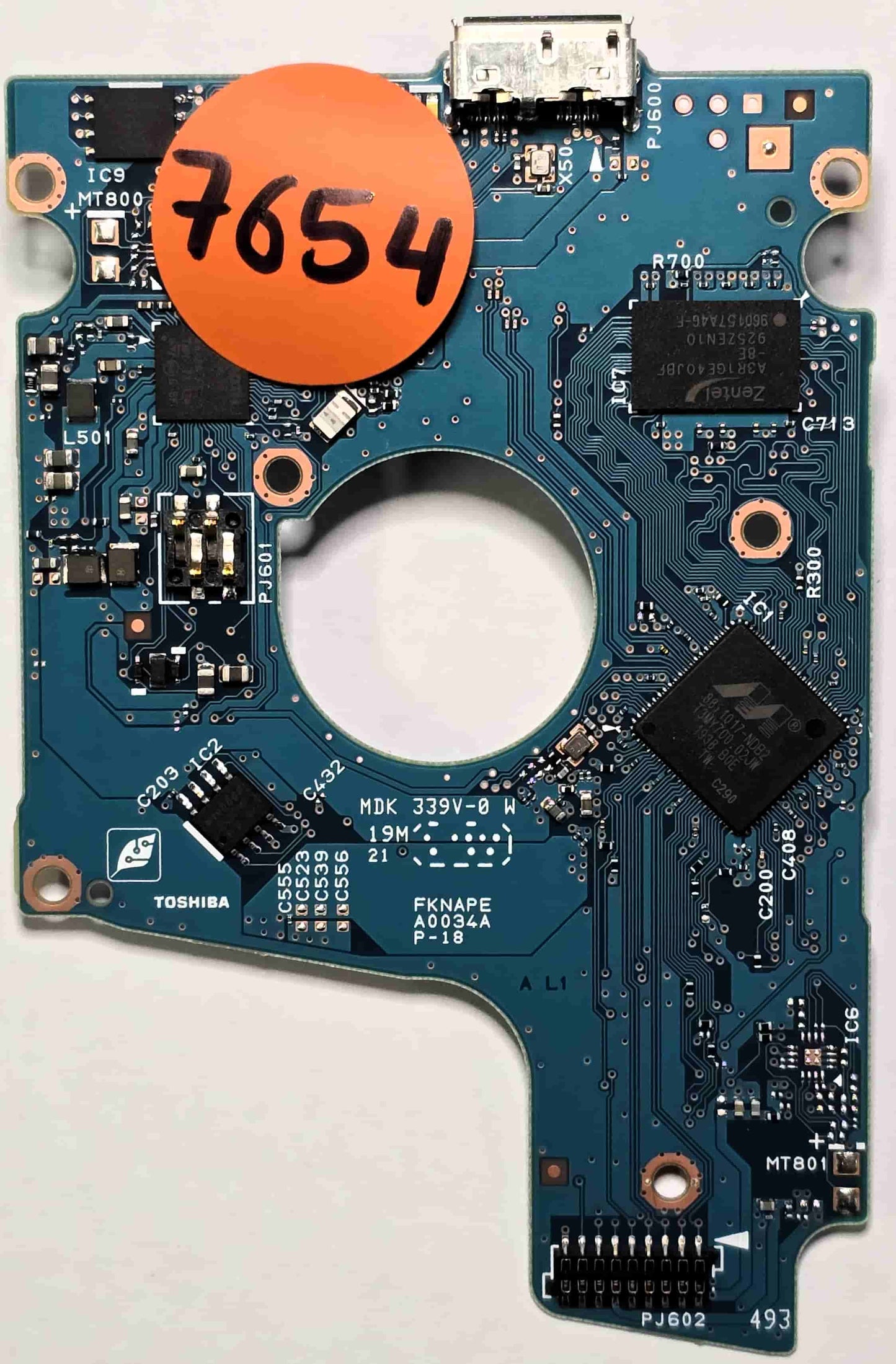 Toshiba MQ04UBD200 G0034A PCB for Sale