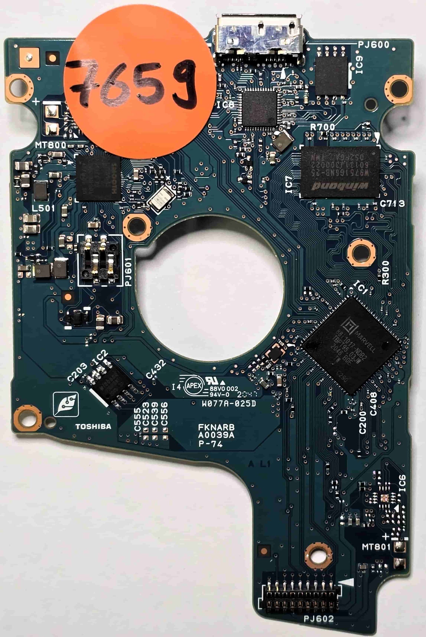 Toshiba MQ04UBD200 G0039A PCB for Sale