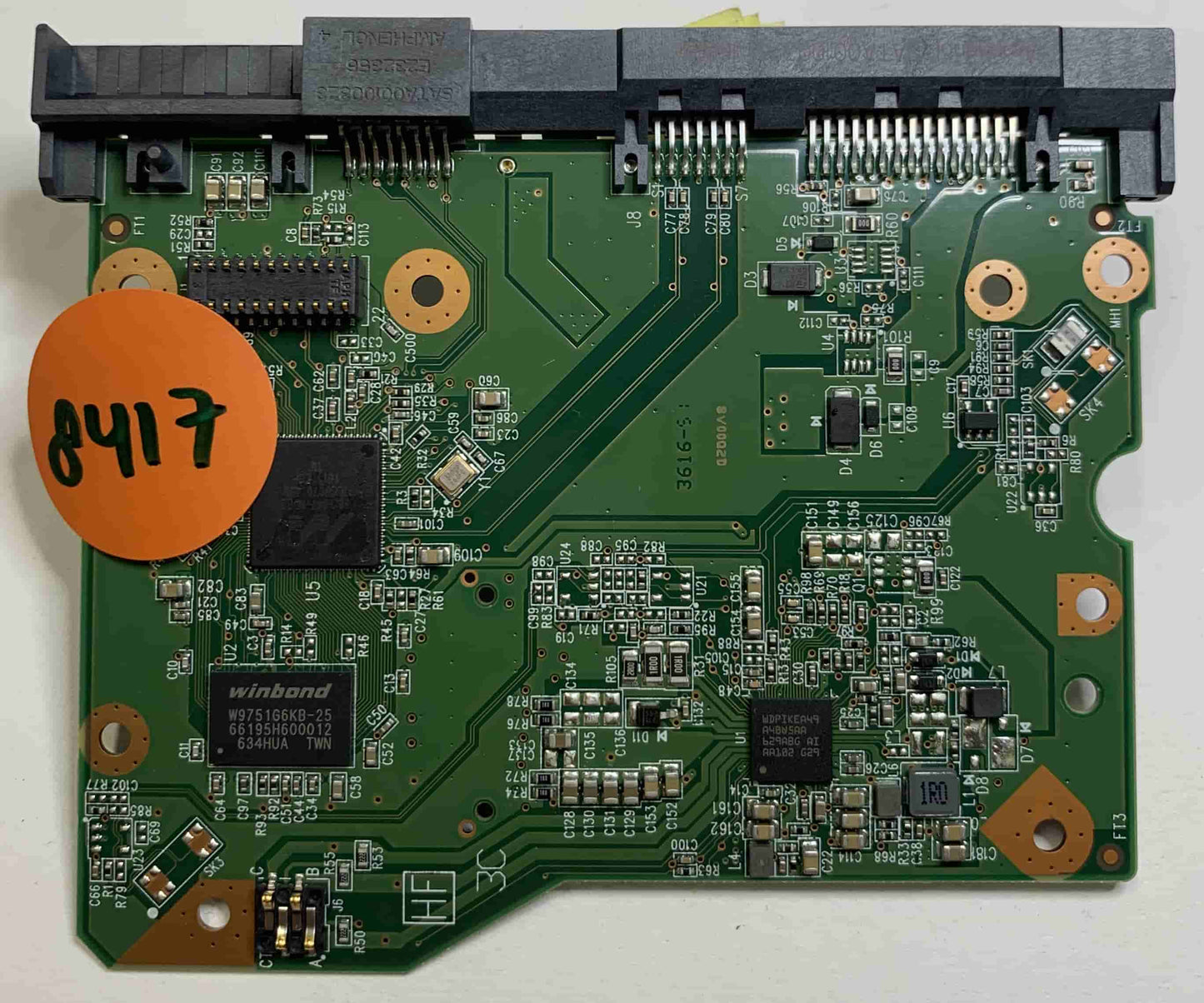 Western Digital WD60EFRX-68L0BN1 2060-800001-005 REV P1 PCB for Sale
