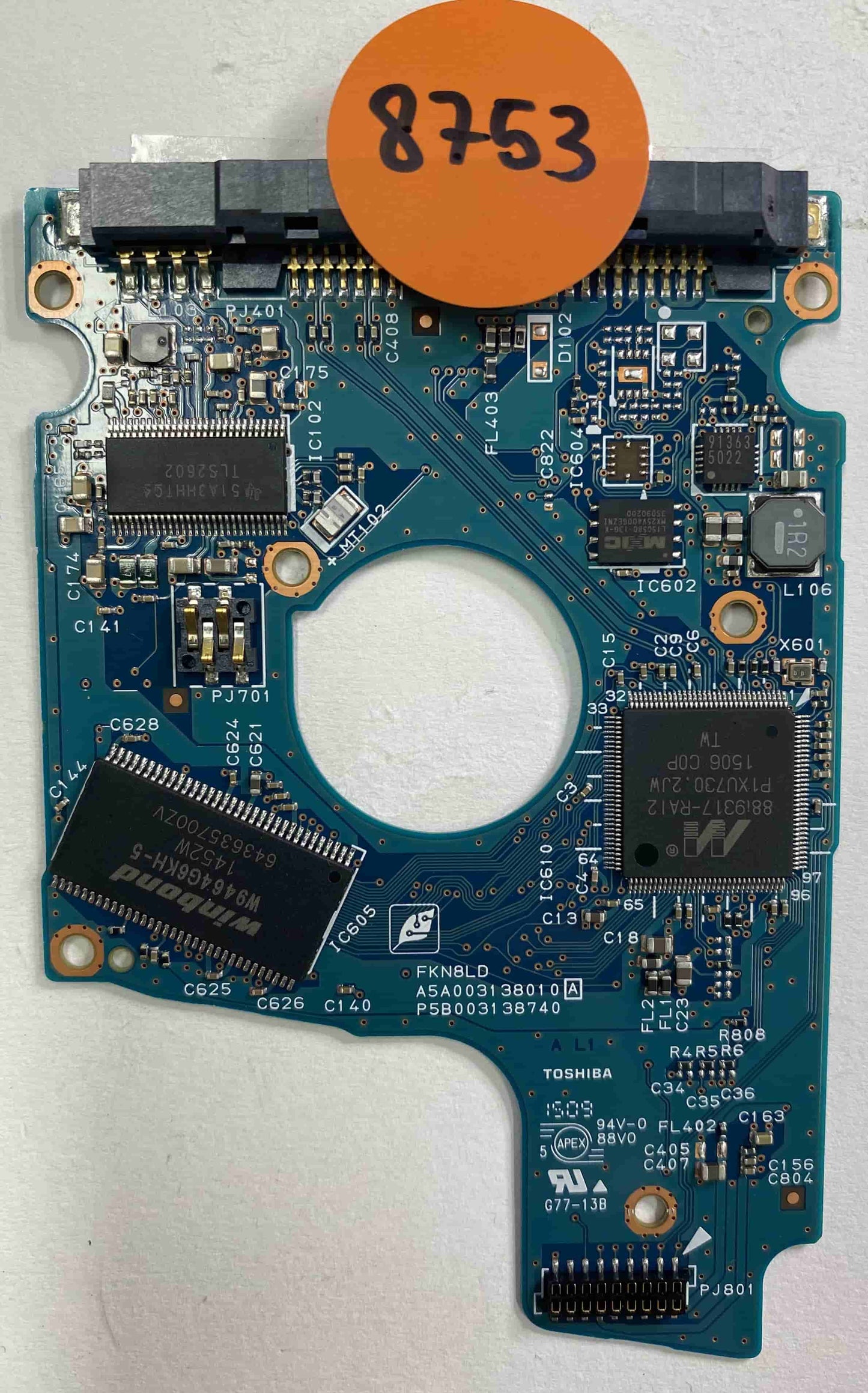 Toshiba MQ01ABD100 G003138A PCB for Sale