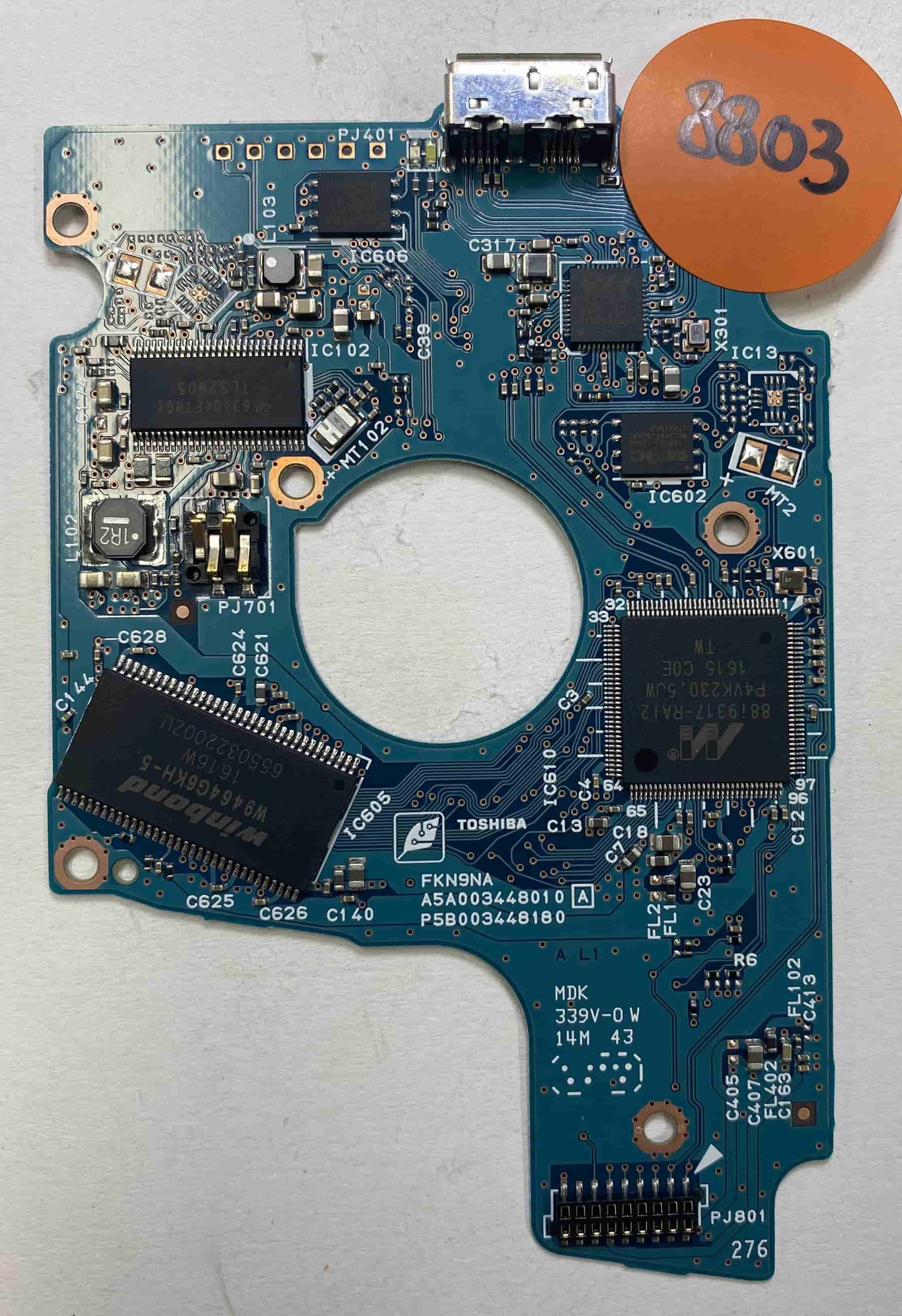 Toshiba MQ01UBD100 G3448A PCB for Sale