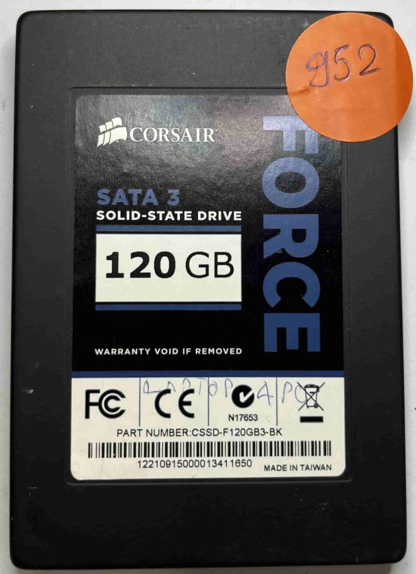 CORSAIR Force 3 CSSD-F120GB3-BK (952) SSD for Sale