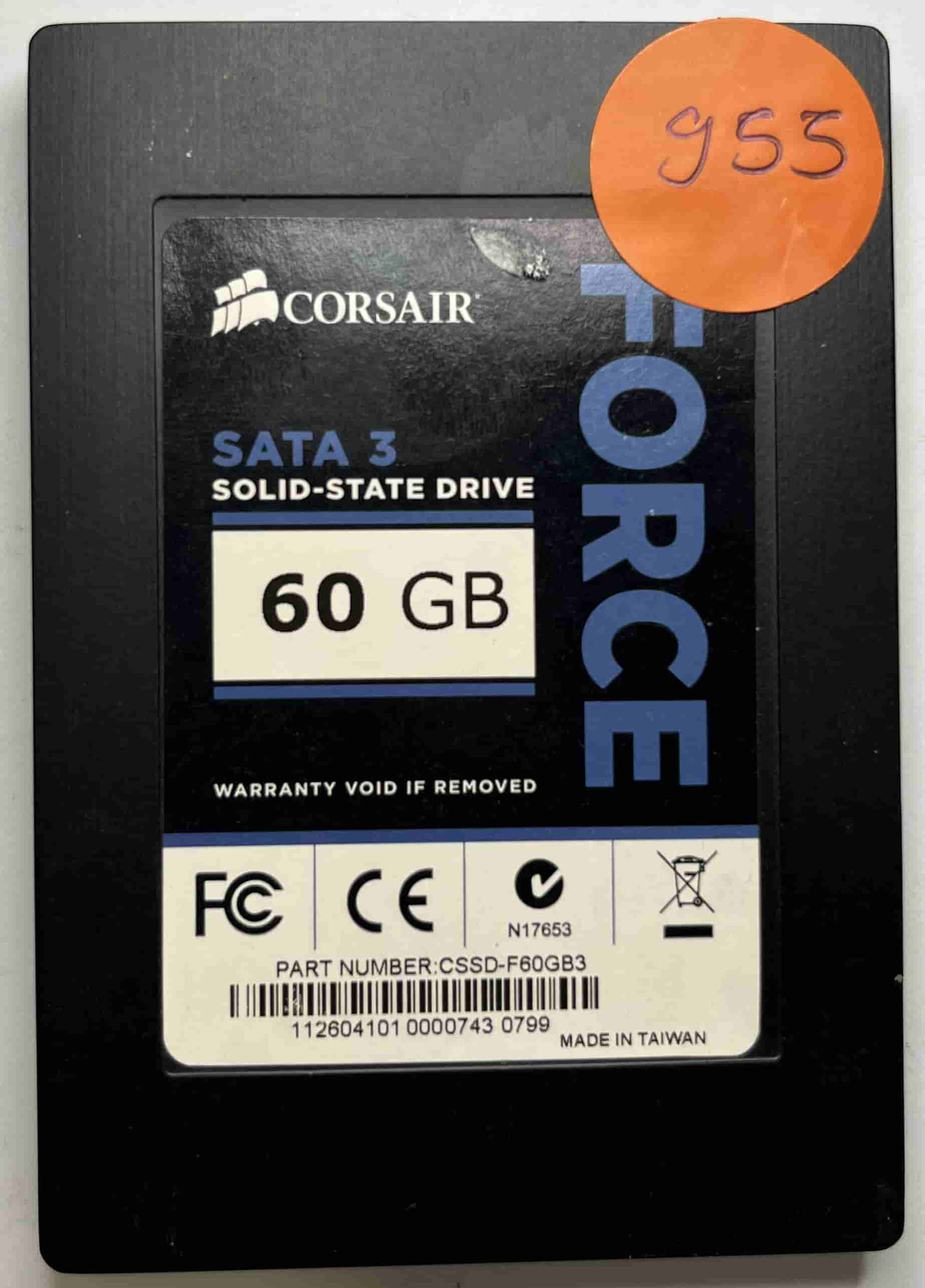 CORSAIR Force 3 CSSD-F60GB3 (955) SSD for Sale