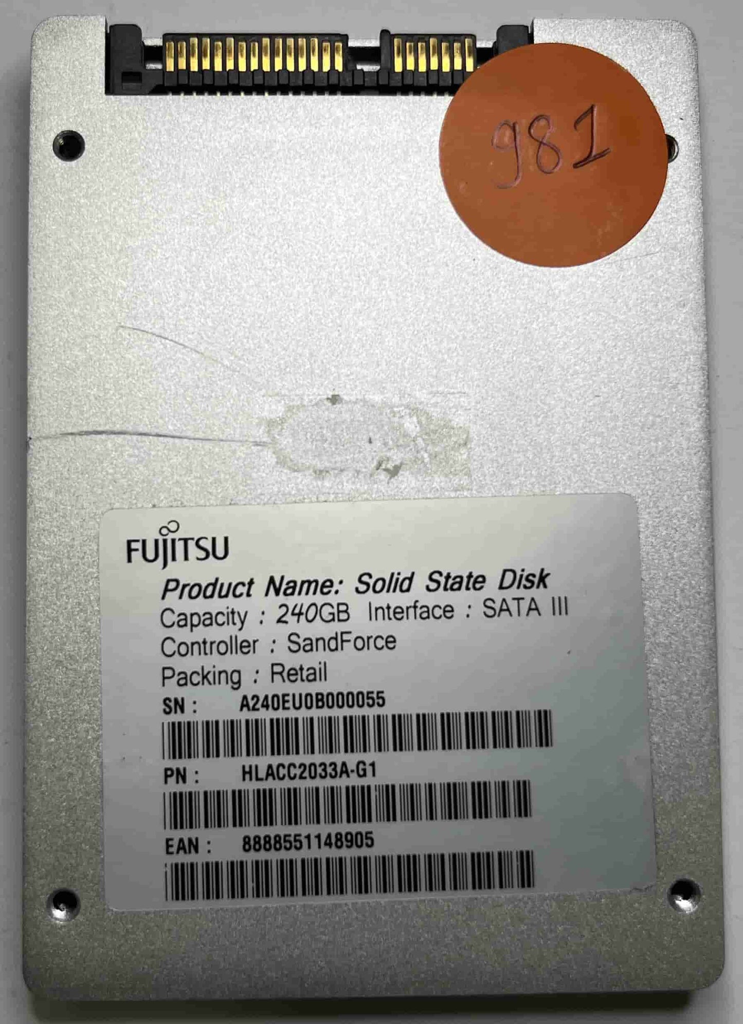 FUJITSU SATA3 HLACC2033A-G1 (981) SSD for Sale