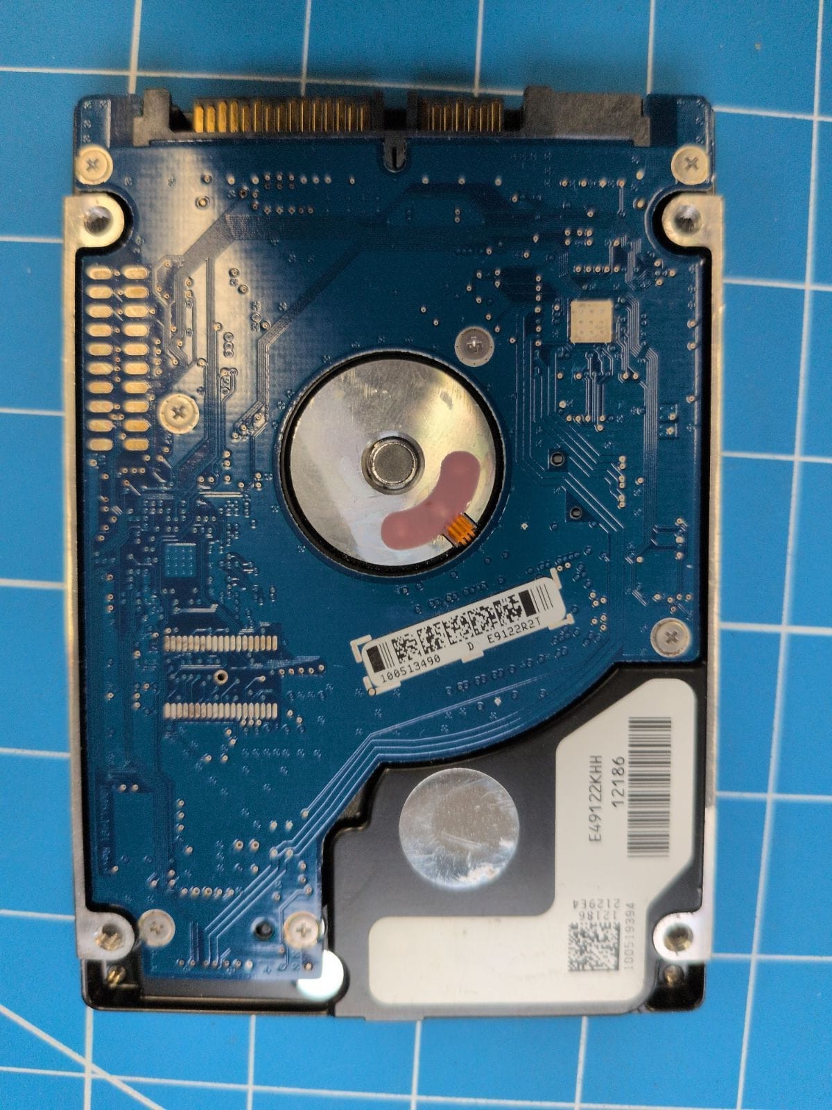 SG130 drive label (back)