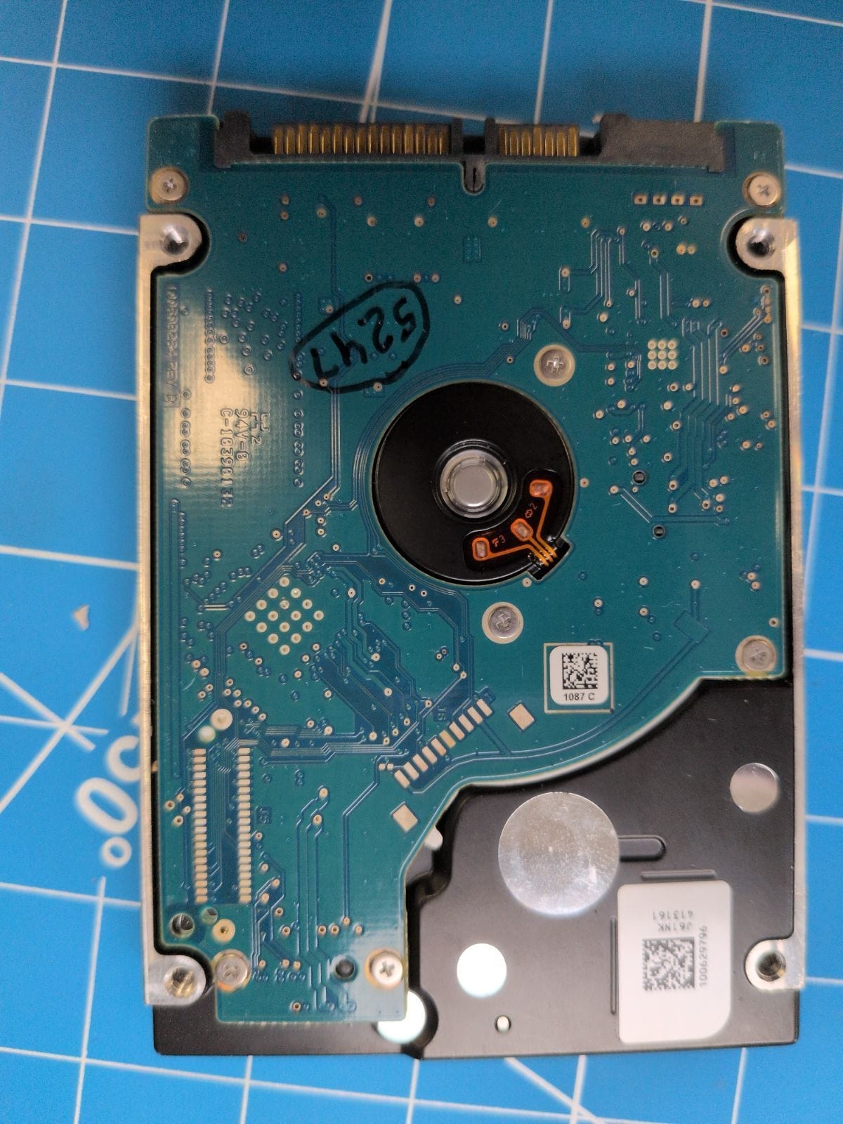 SG16 drive label (back)