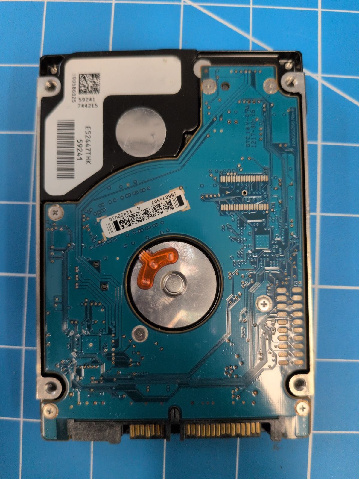 SG175 drive label (back)