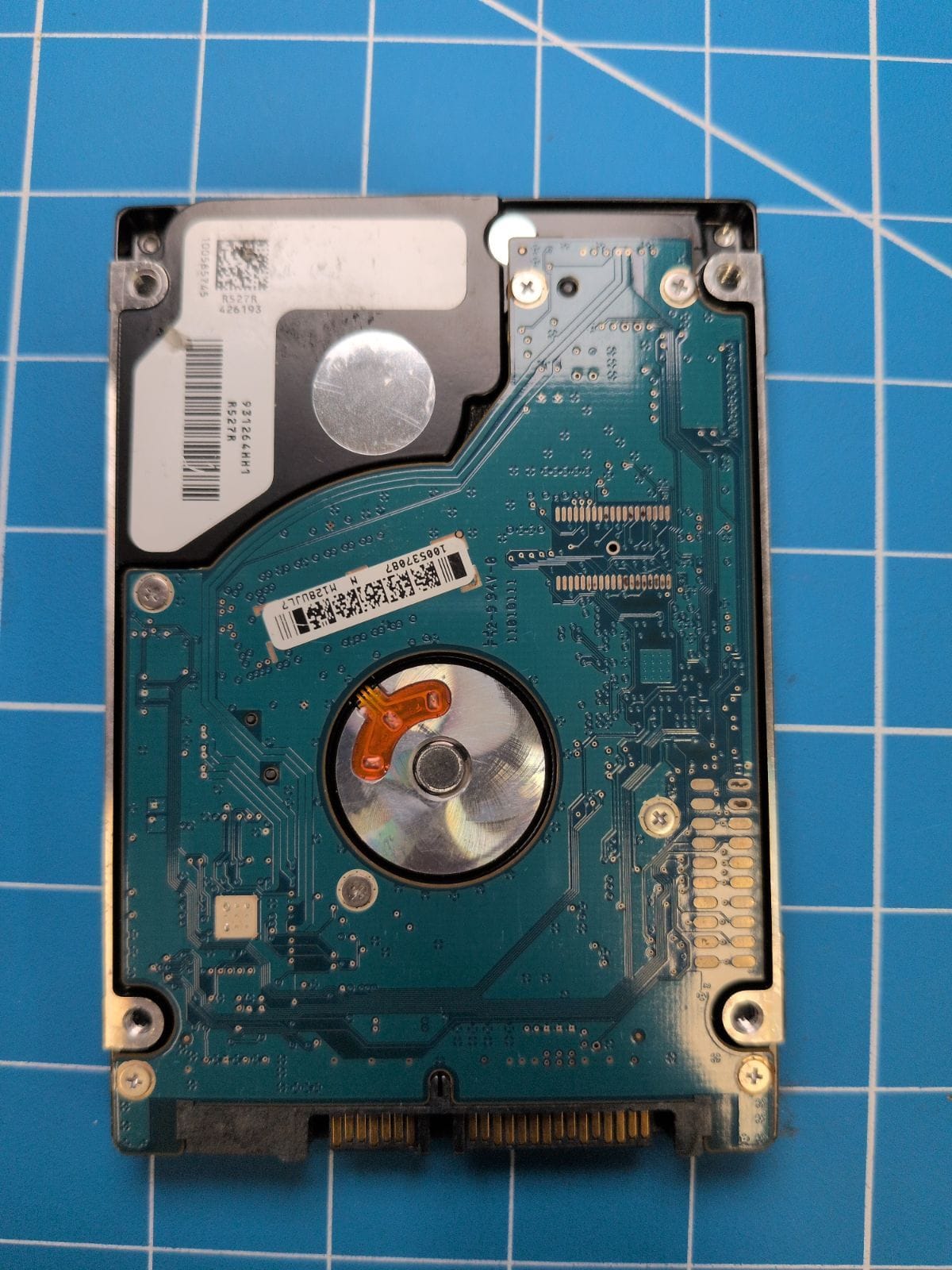 SG185 drive label (back)