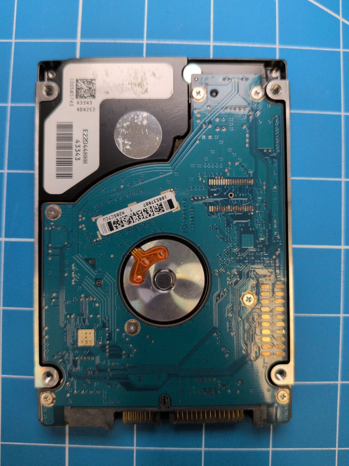 SG211 drive label (back)