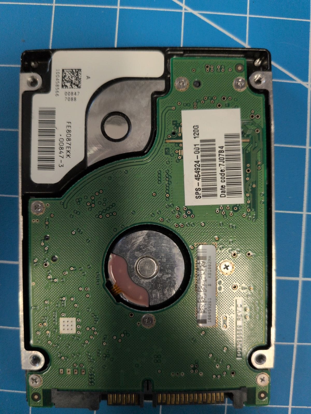 SG290 drive label (back)