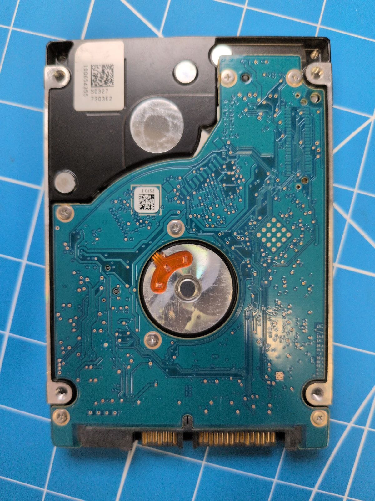 SG33 drive label (back)