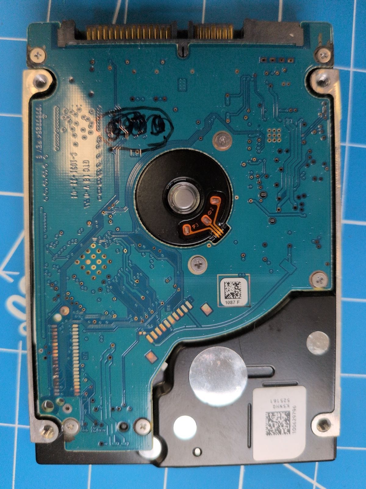SG34 drive label (back)