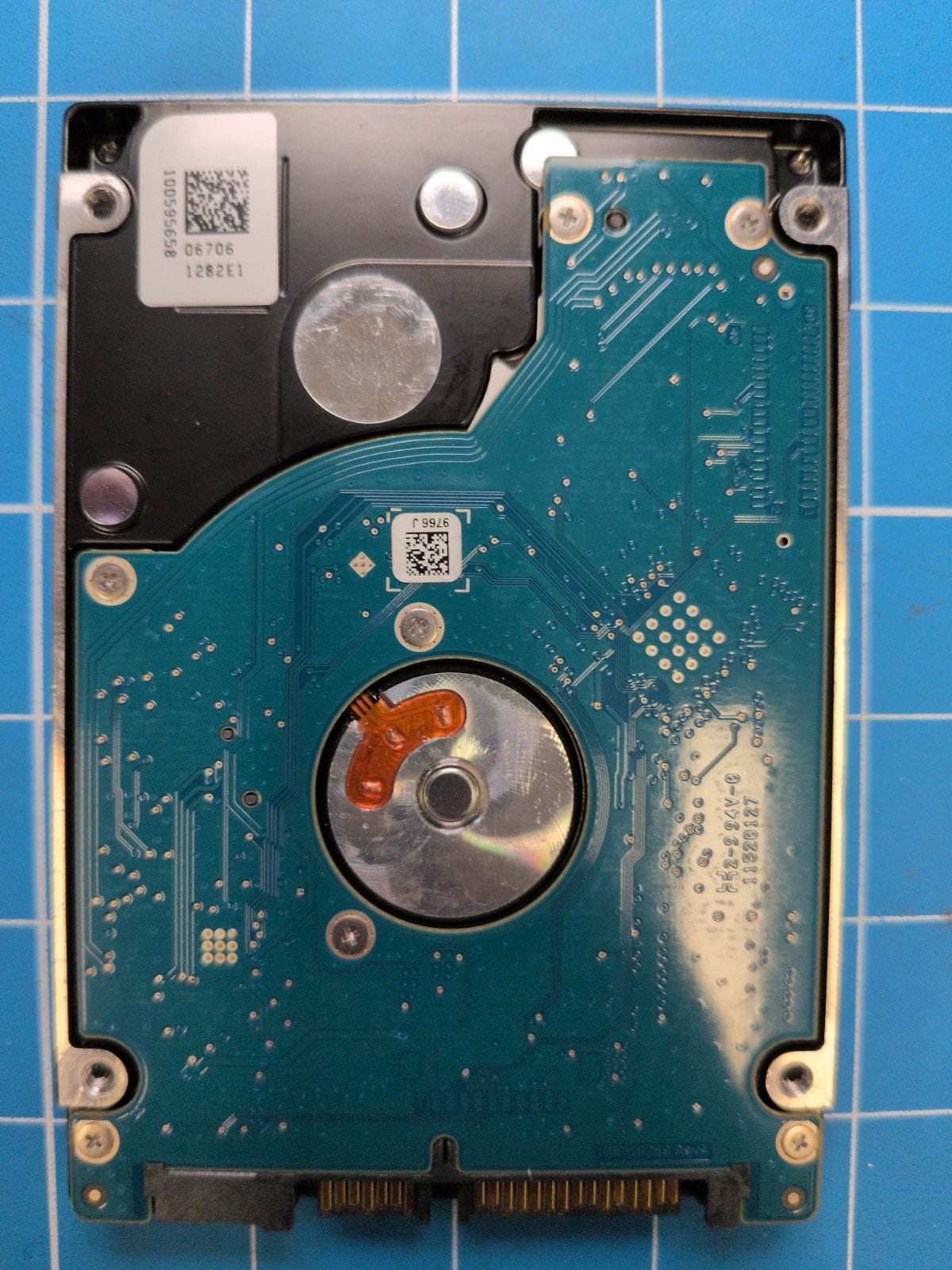 SG540 drive label (back)