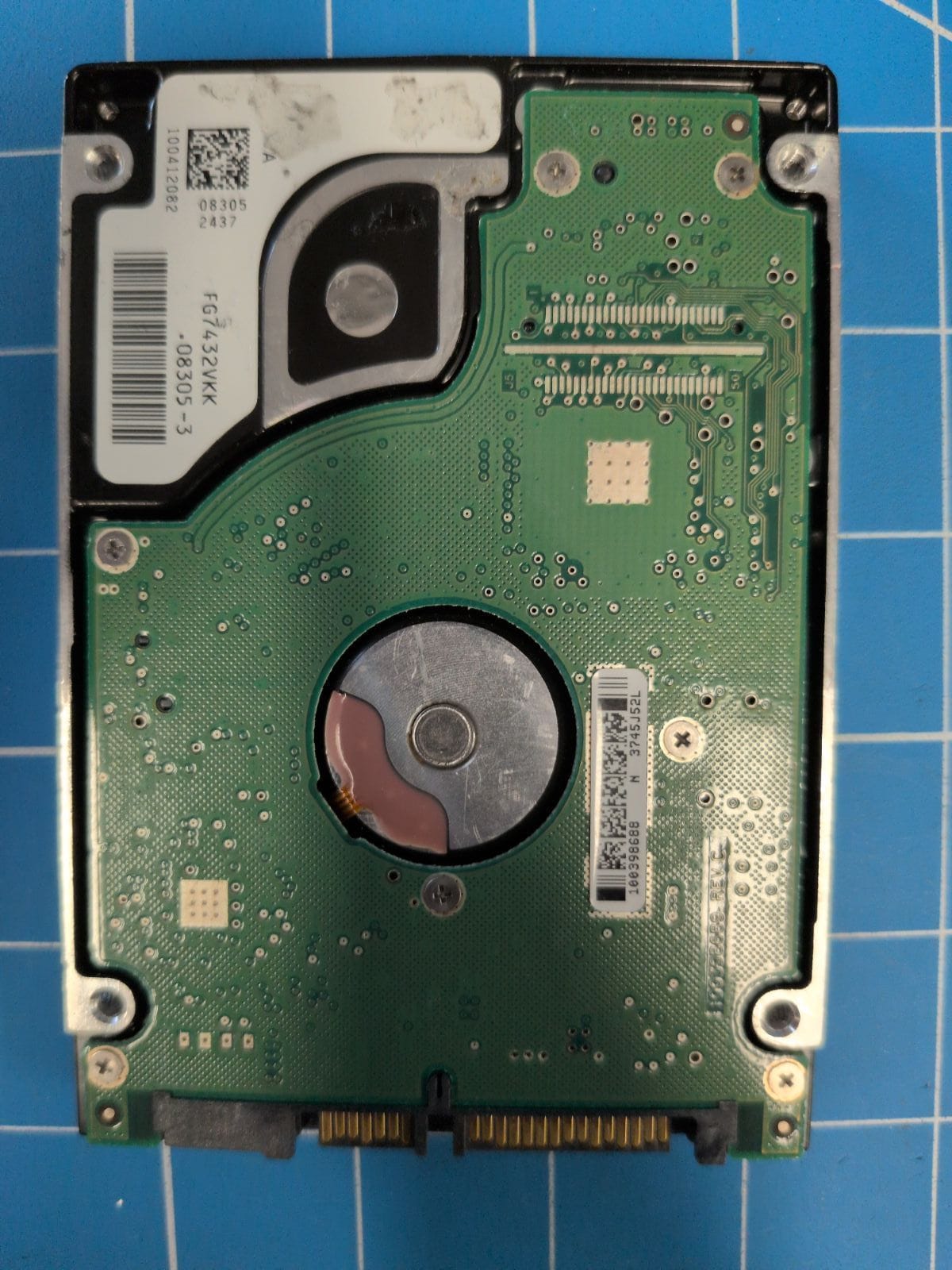 SG561 drive label (back)
