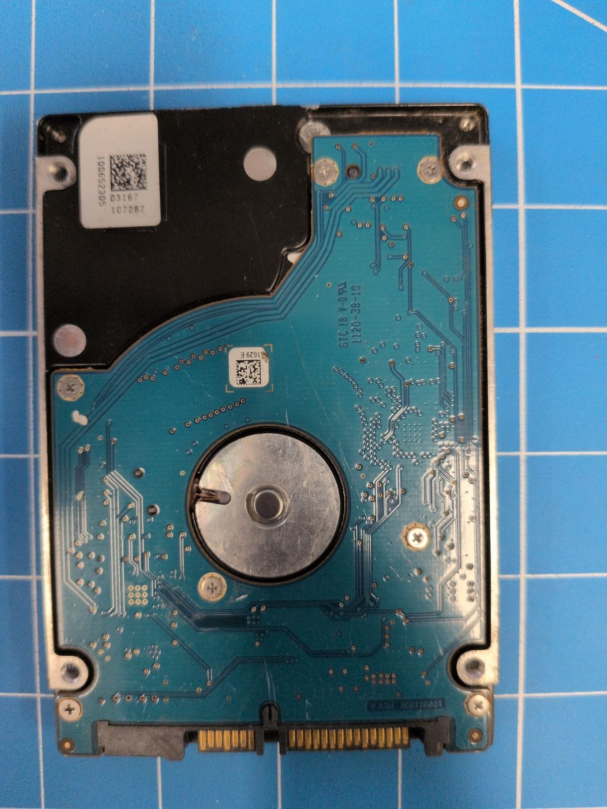 SG617 drive label (back)