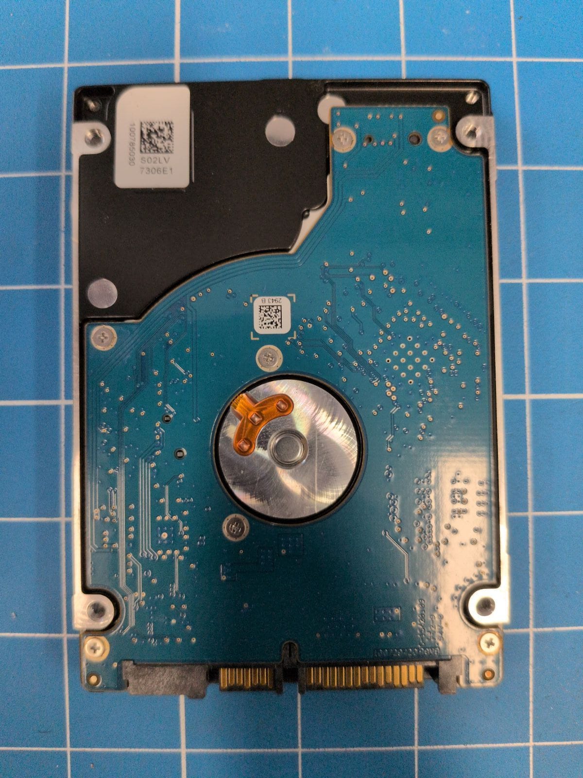SG647 drive label (back)