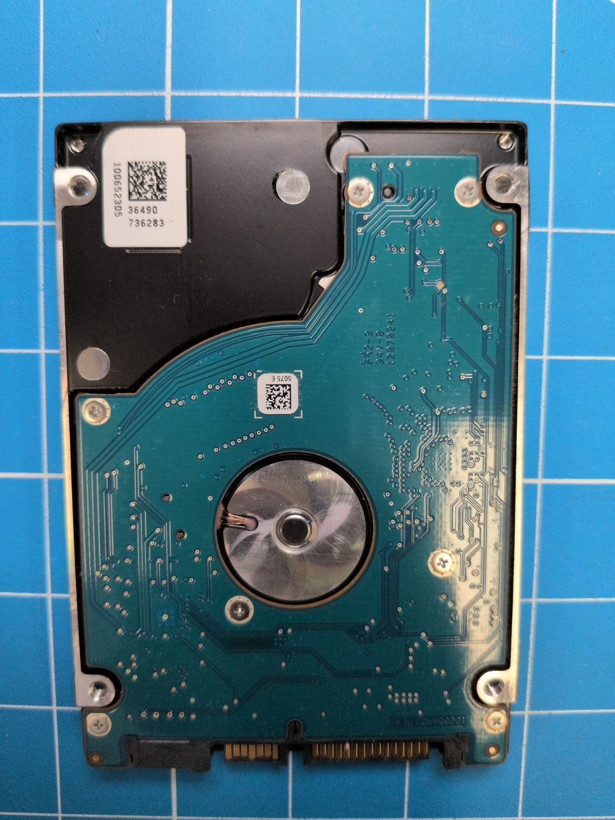 SG692 drive label (back)