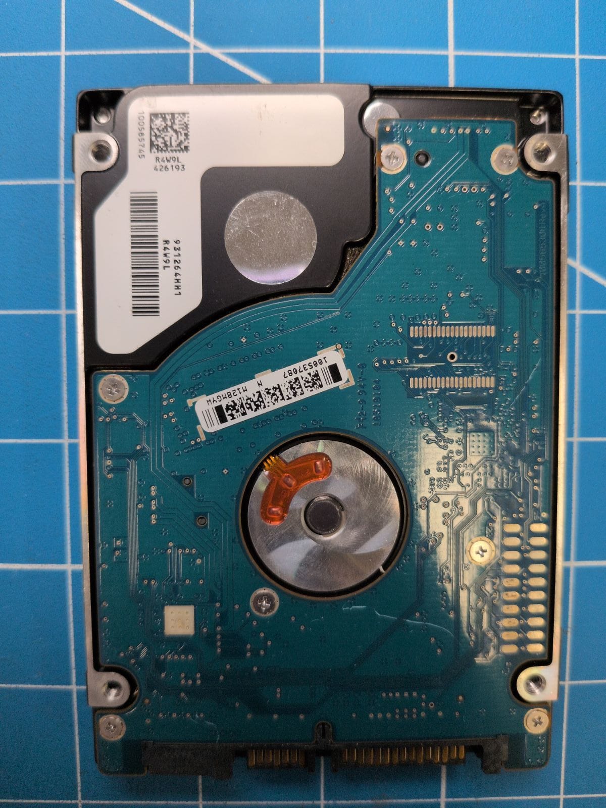 SG715 drive label (back)