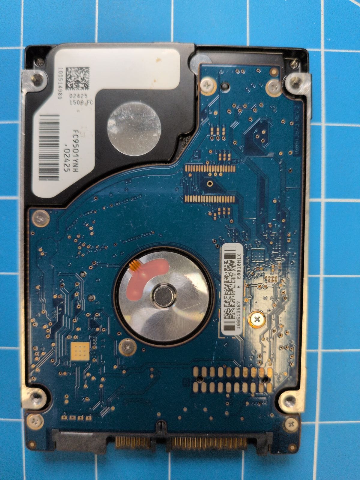 SG728 drive label (back)