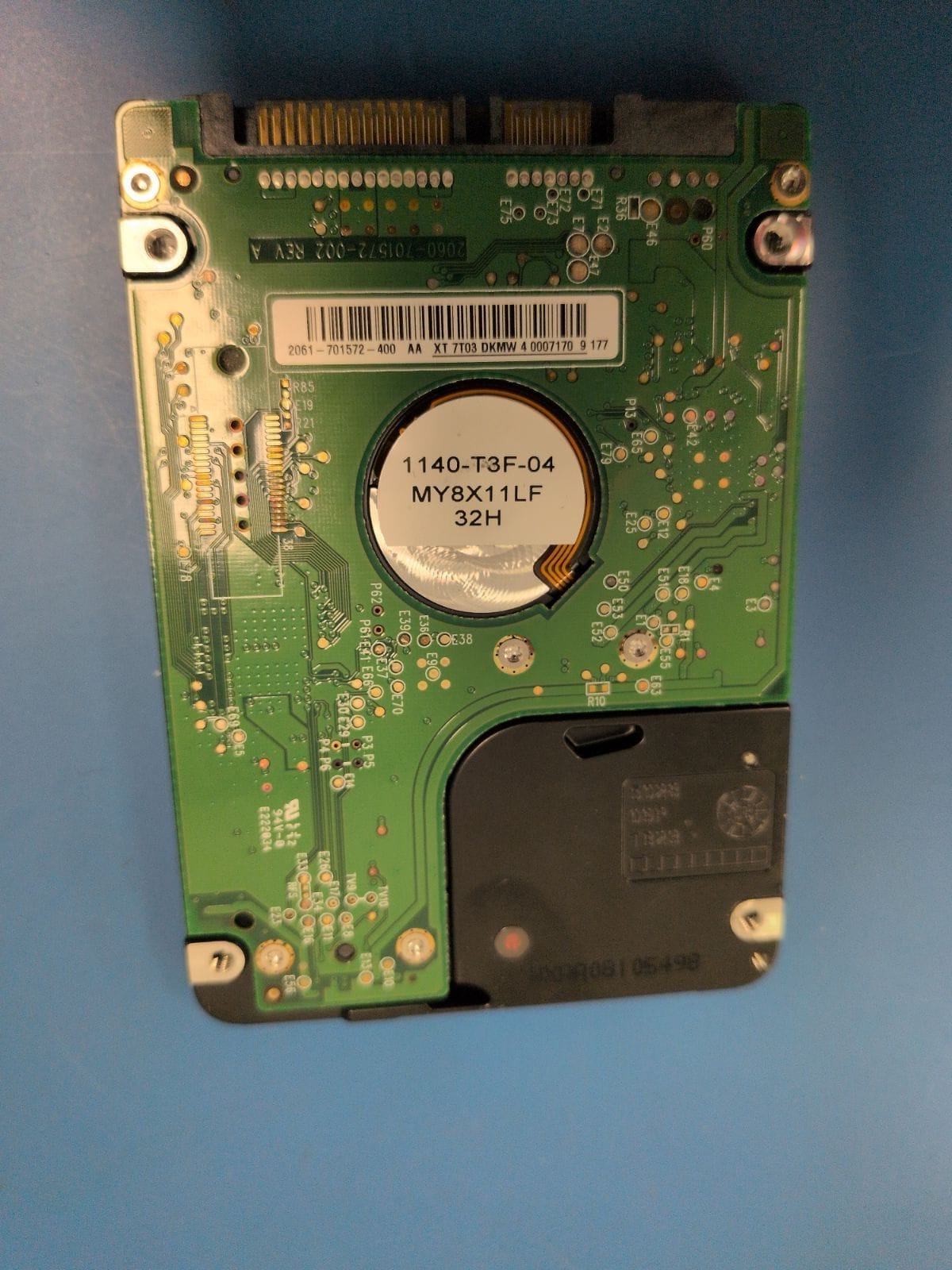 WD111 drive label (back)