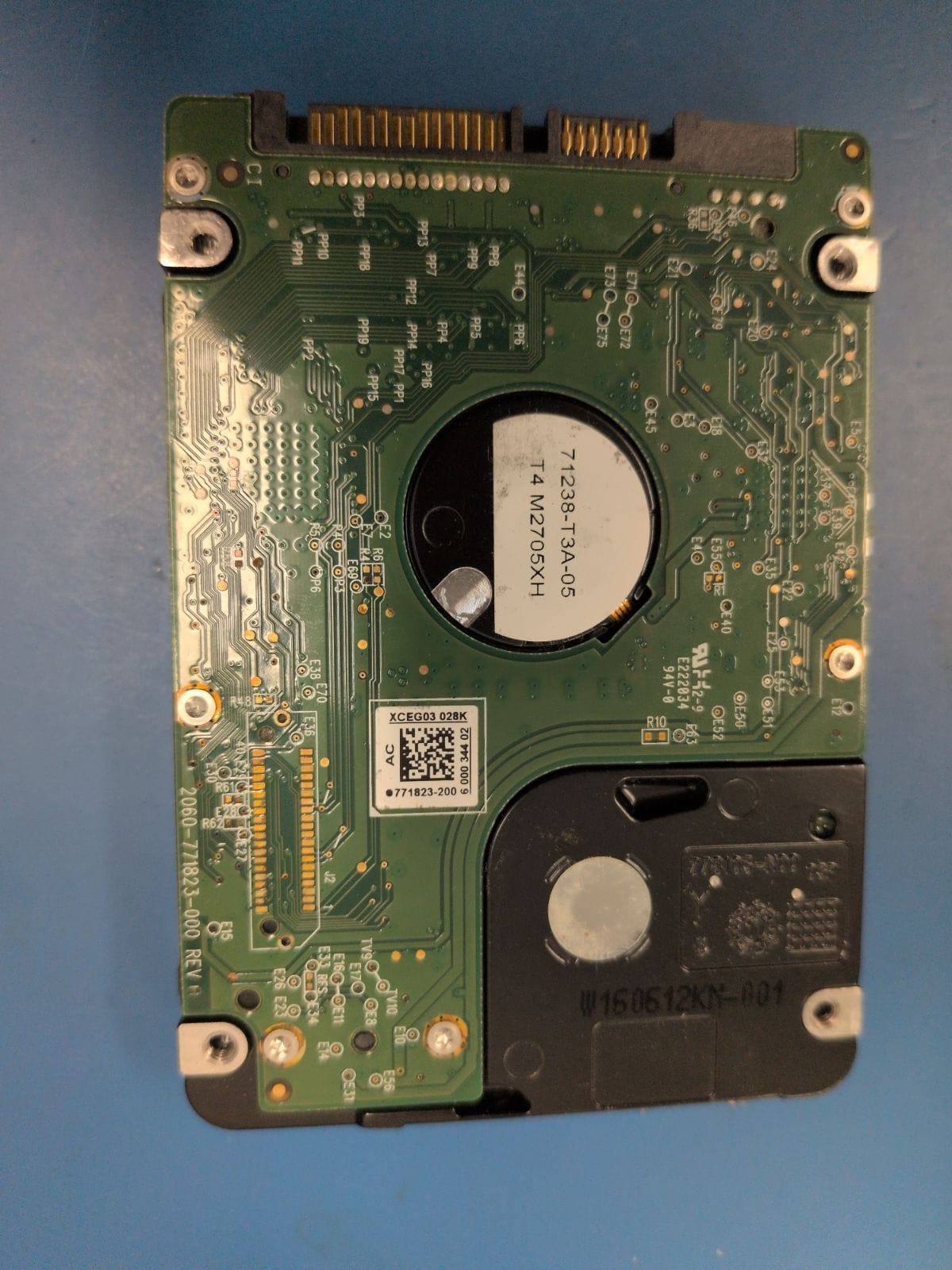 WD133 drive label (back)