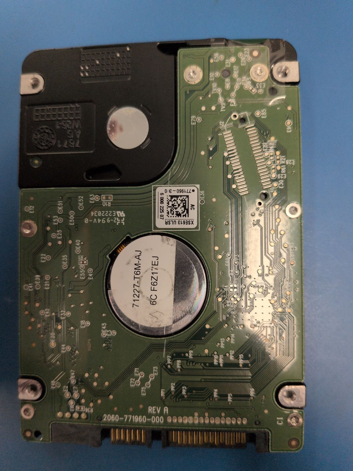 WD134 drive label (back)