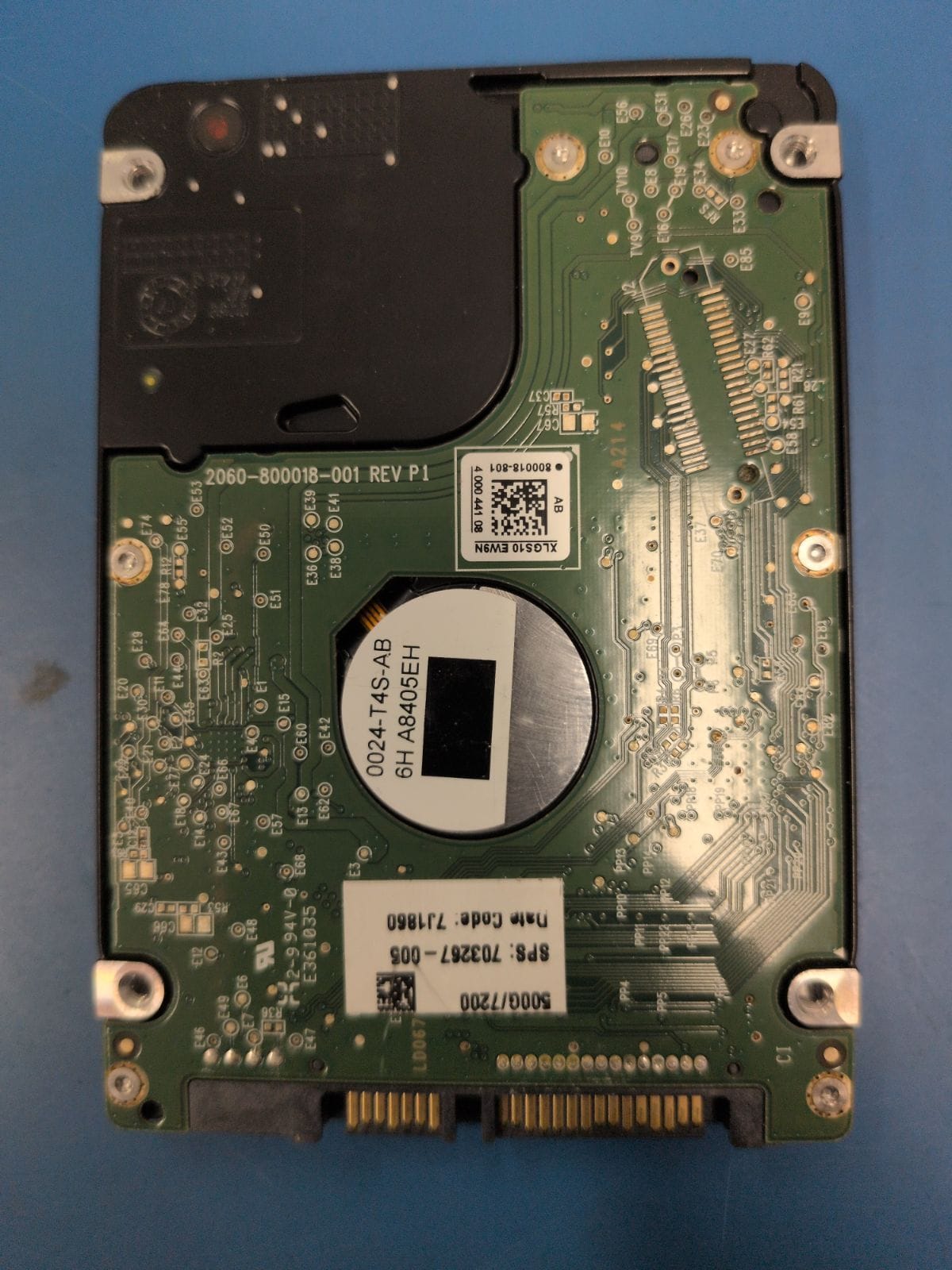 WD140 drive label (back)