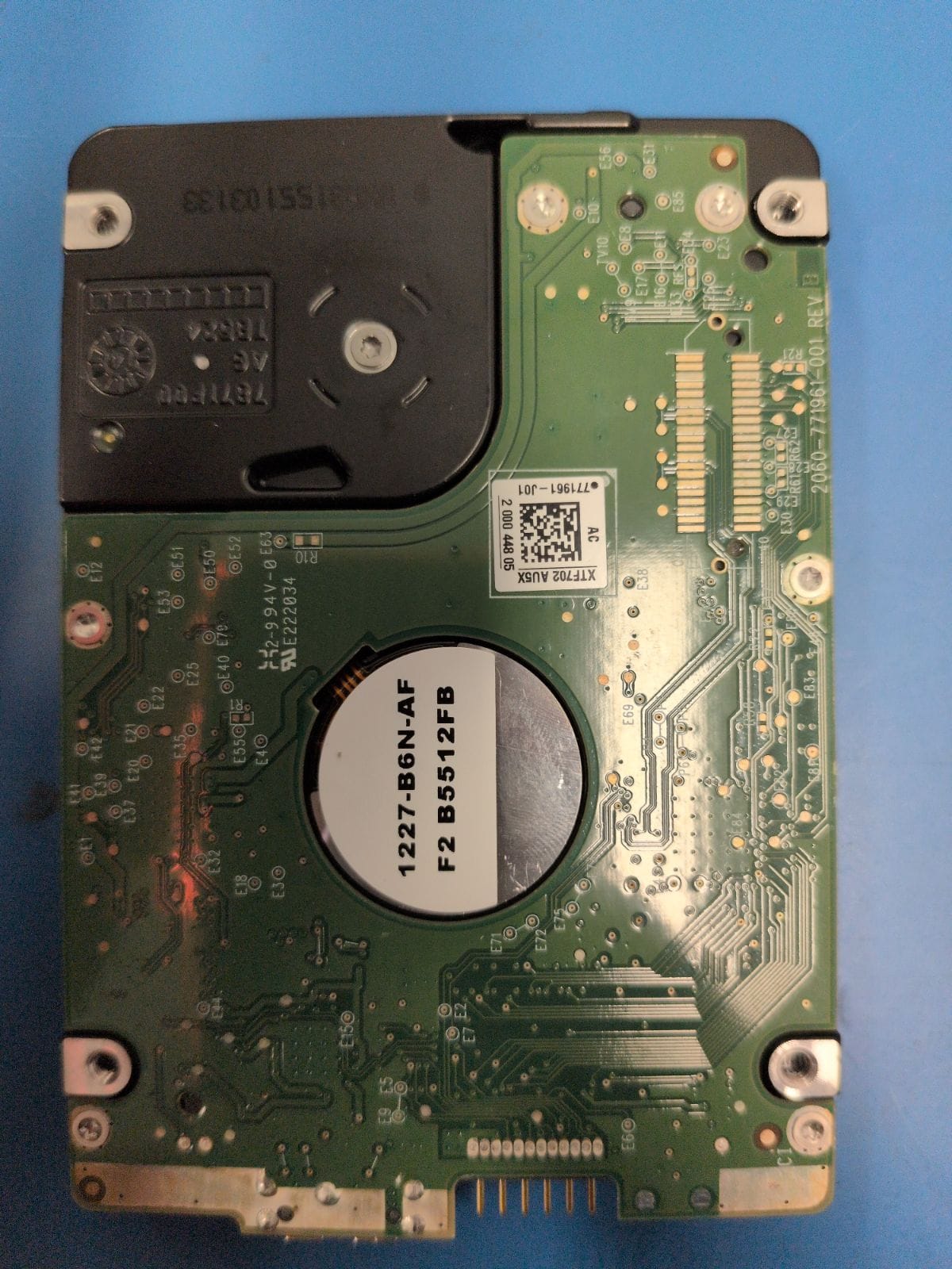 WD224 drive label (back)