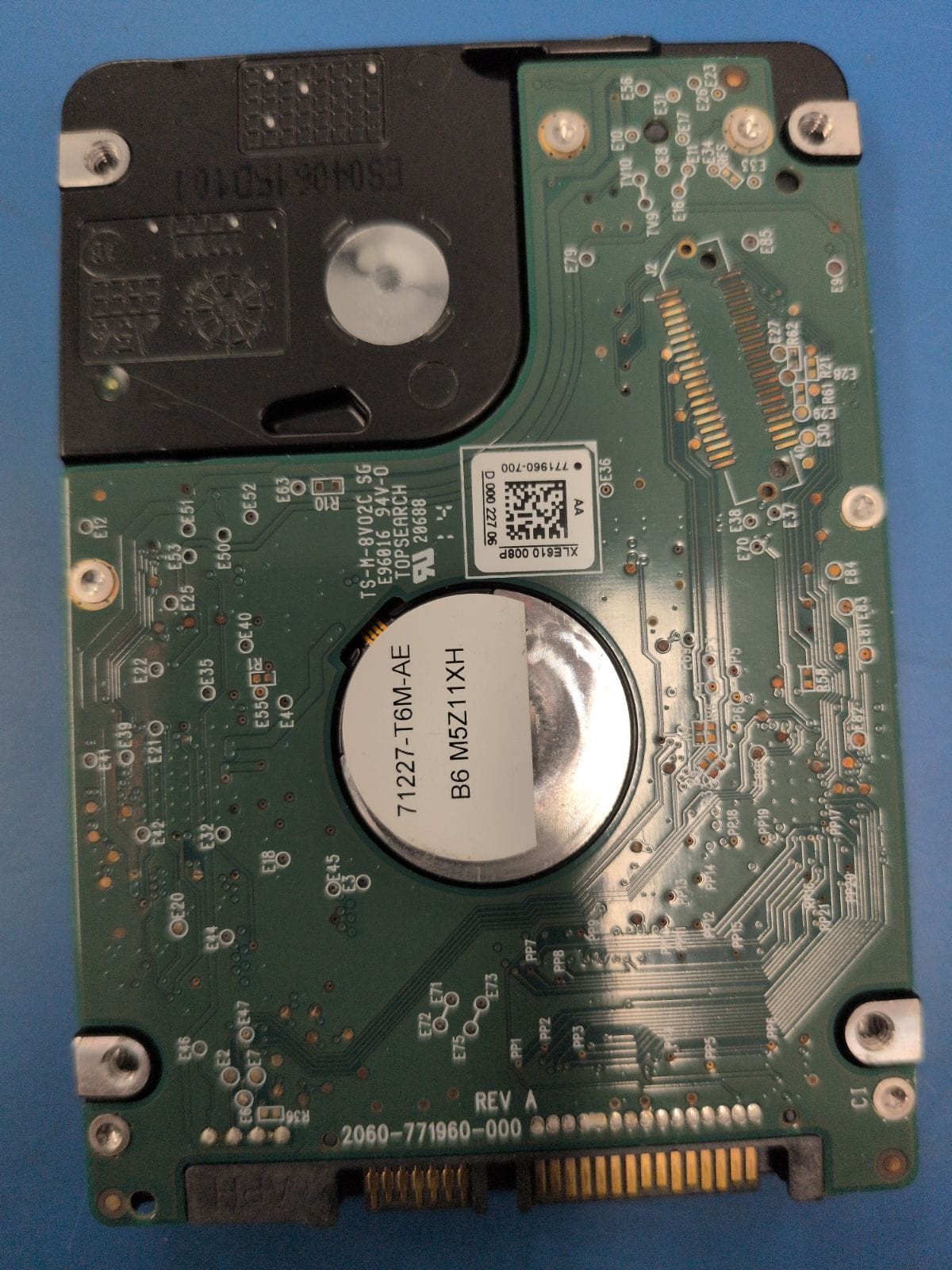 WD23 drive label (back)