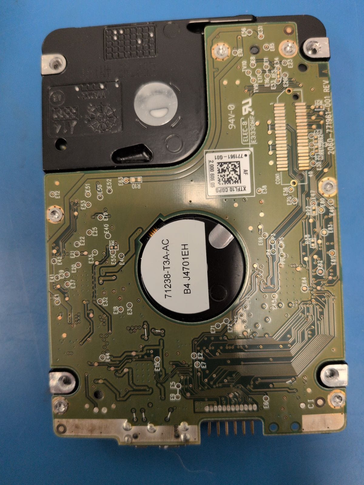 WD392 drive label (back)