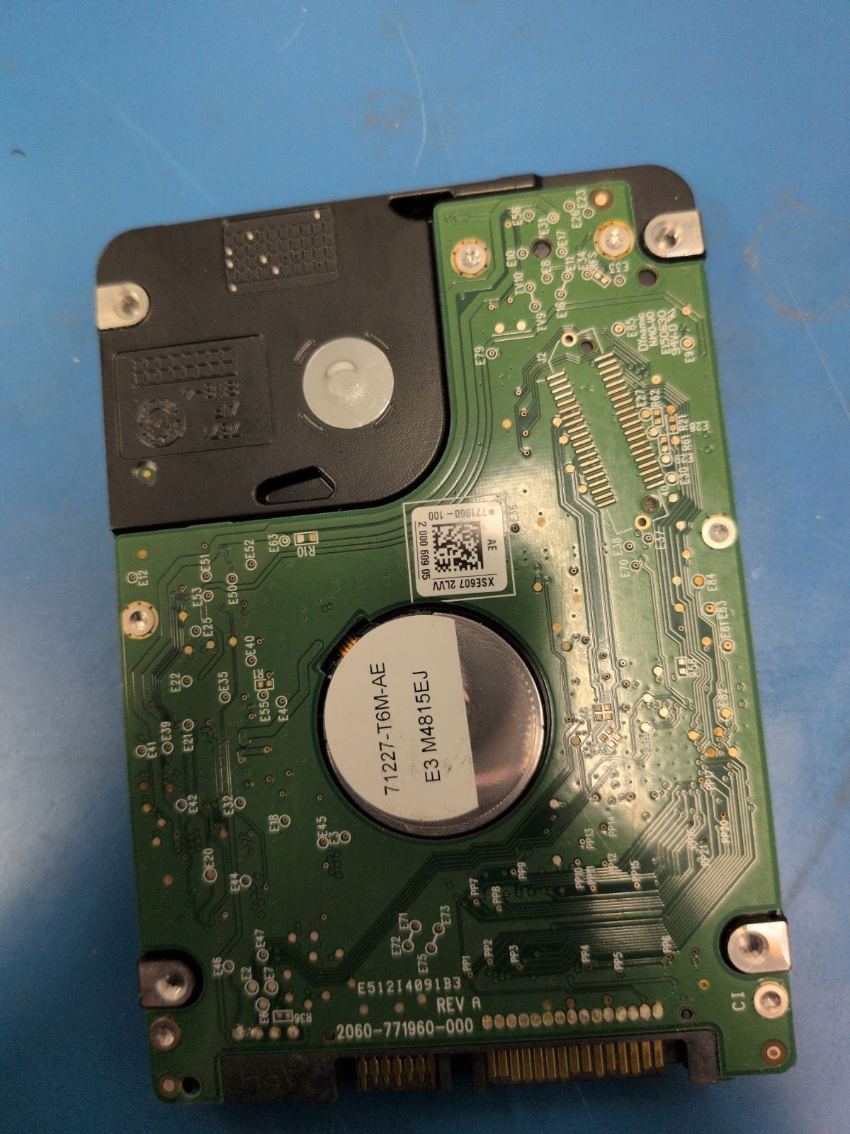 WD420 drive label (back)