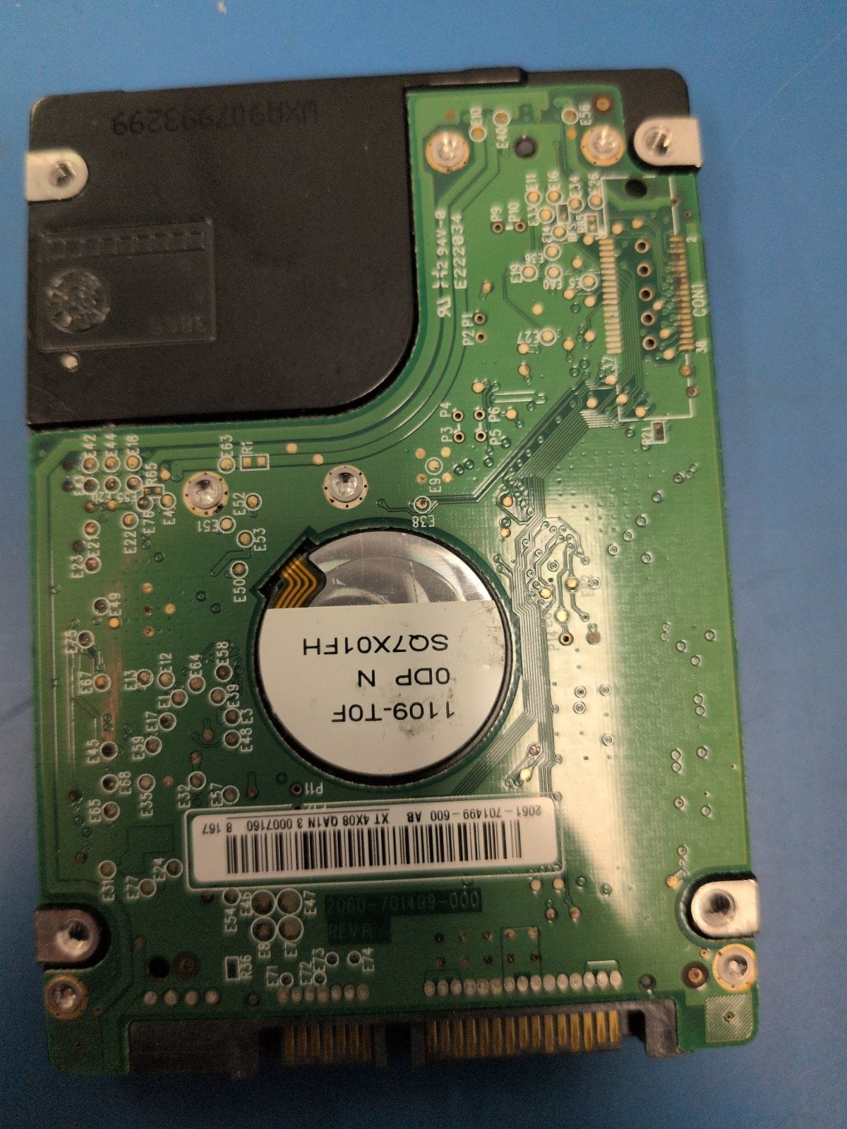 WD45 drive label (back)