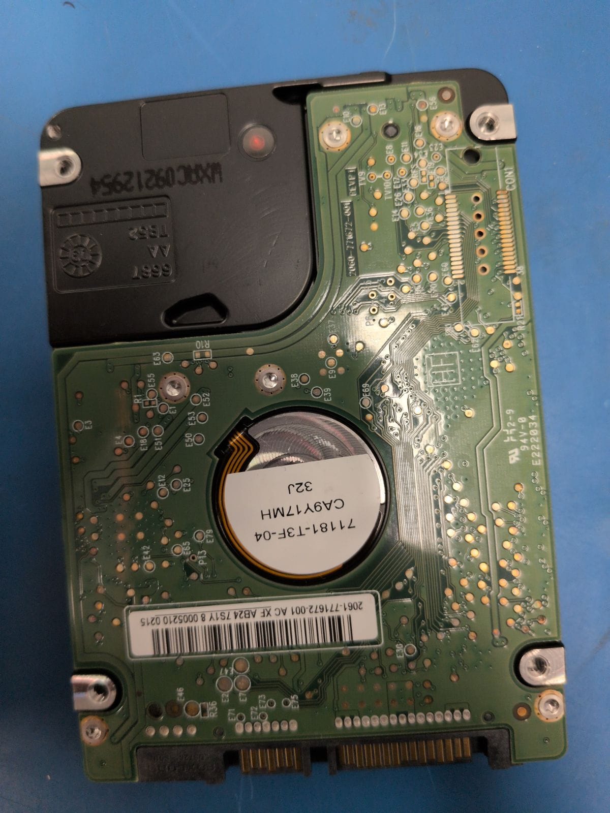 WD484 drive label (back)